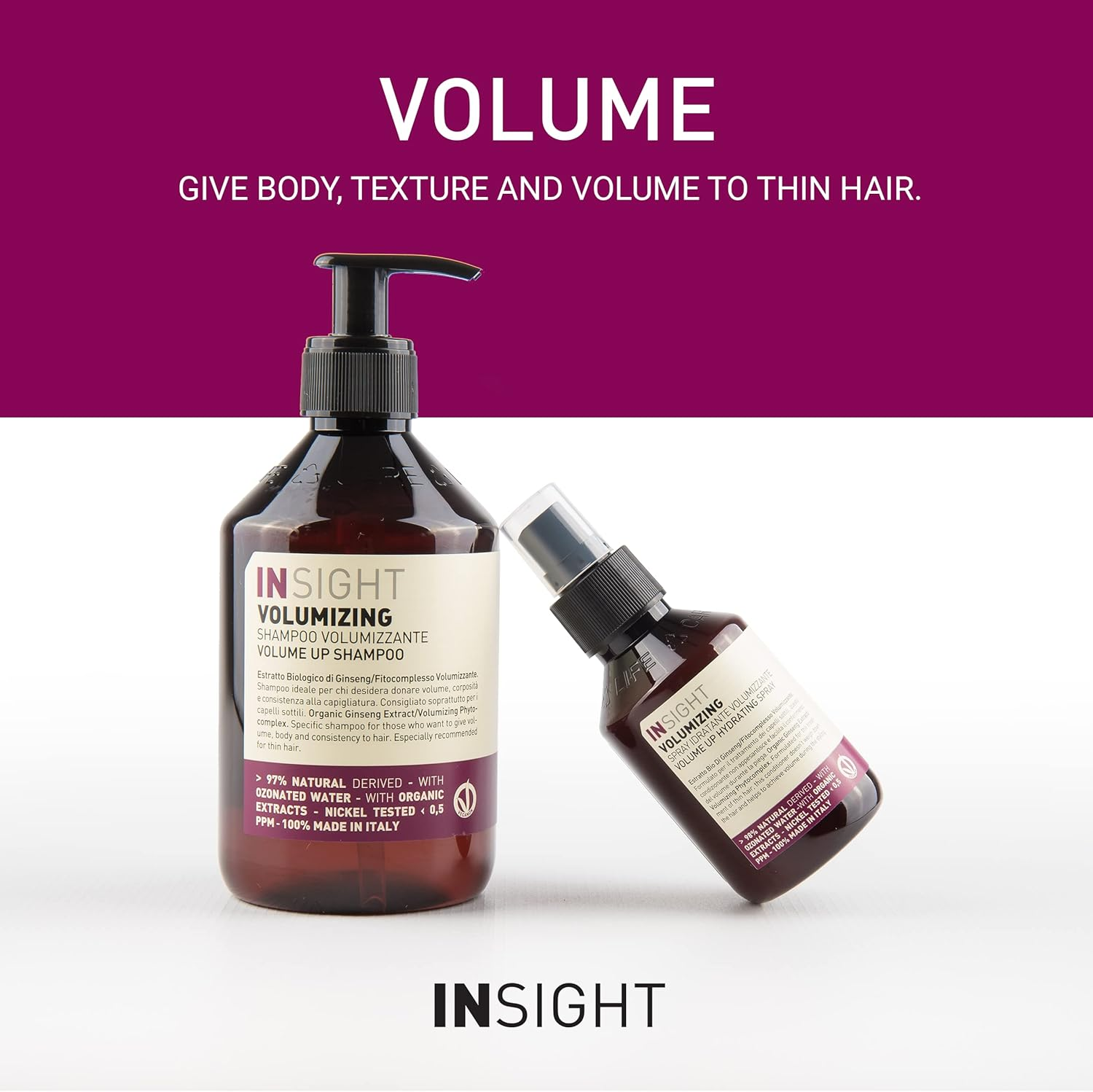 INSIGHT VOLUMIZING Shampoo 400Ml image number 2