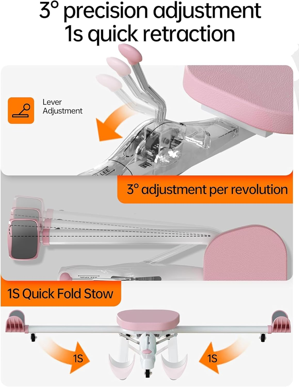 Split Machine, Leg Stretcher Machine to Improve Flexibility and Quality of Stretching, Equipment Suitable for Ballet, Cheerleading Dance, Gymnastics and Other Sports image number 2