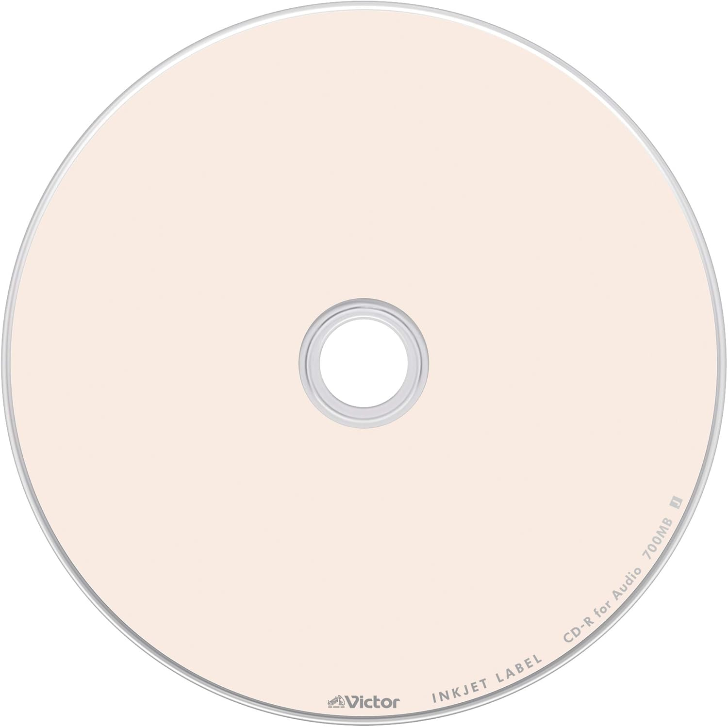 Victor AR80FPX20SJ1 Music CD-R, 80 Minutes, 20 Sheets, Color Mix Printable image number 1