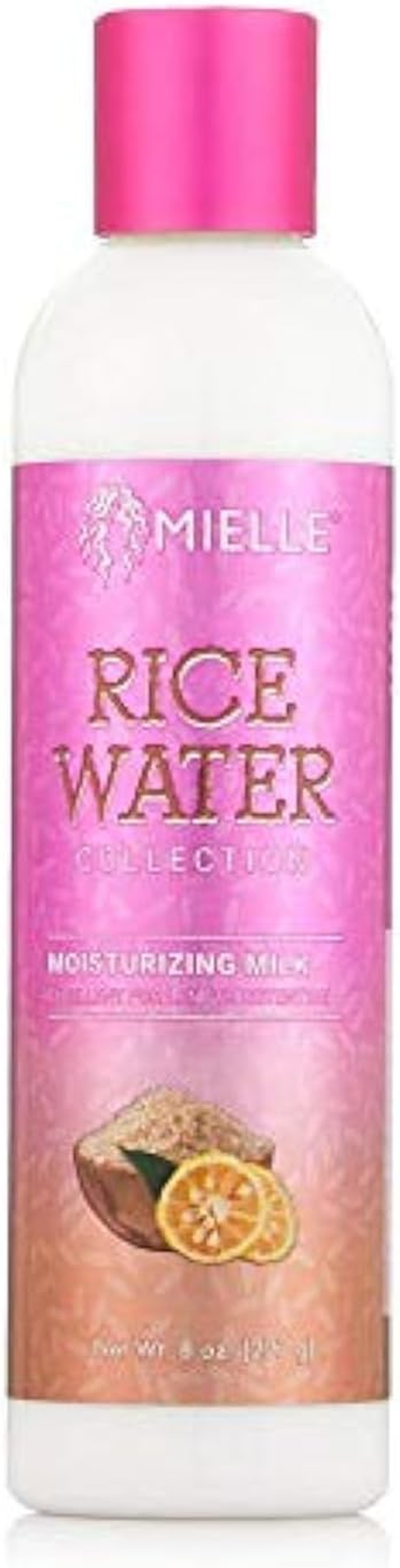 Mielle Rice Water Moisturizing Hair Milk for Curly, Kinky or Wavy Hair, 8Oz