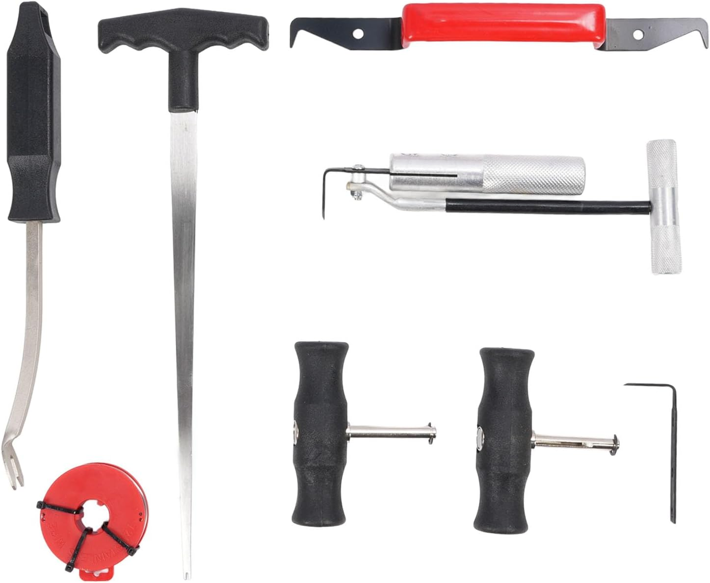 Pyhodi 8PCS Windshield Removal Tool Kit, Automotive Wind Glass Removal Hand Tool Car Windscreen Remover Set for Classic Vintage Car Windscreen Remover Set