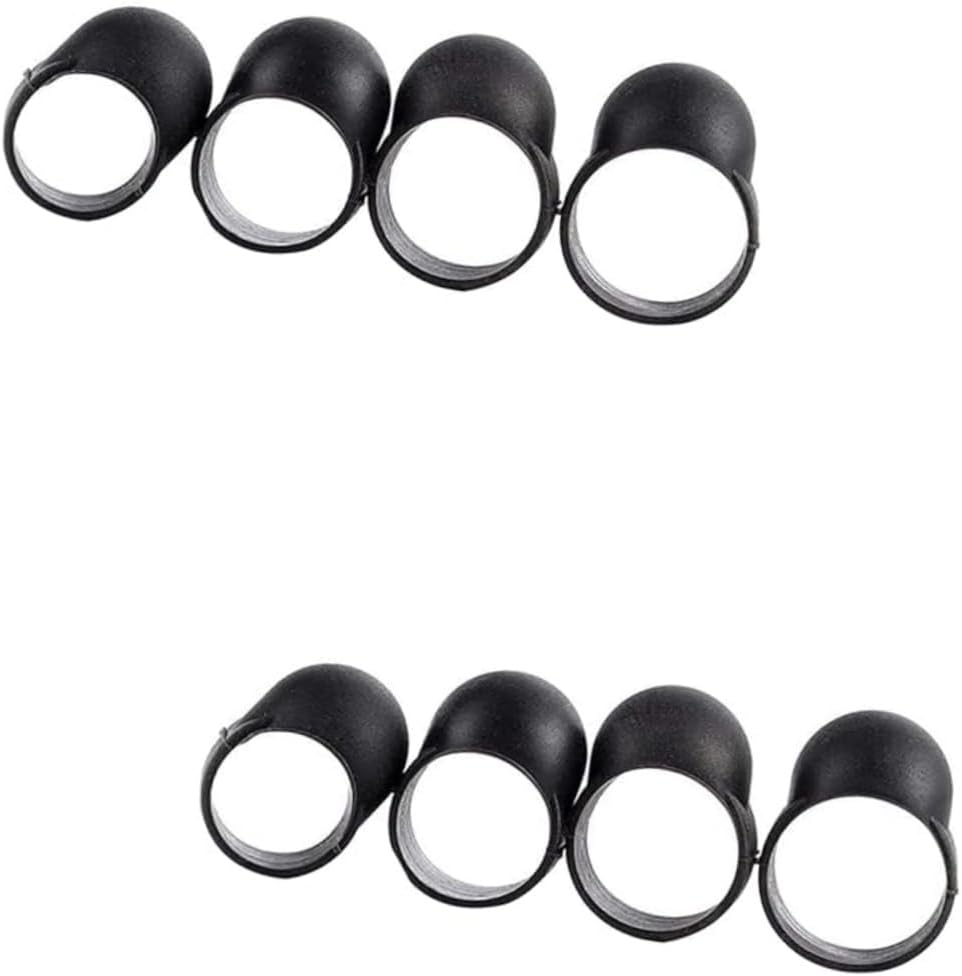 8 Pcs Ethereal Drum Percussion Instrument Practice Tool Finger Picks Drum Finger Sleeve Protectors Tongue Tool Accessories image number 3