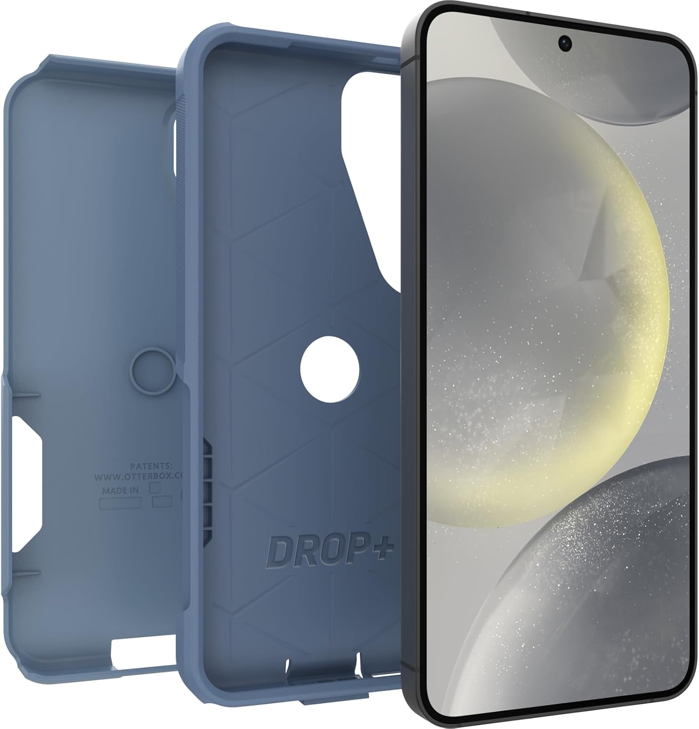 Otterbox Samsung Galaxy S24 Commuter Series Case - Crisp Denim (Blue), Slim & Tough, Pocket-Friendly, with Port Protection image number 2