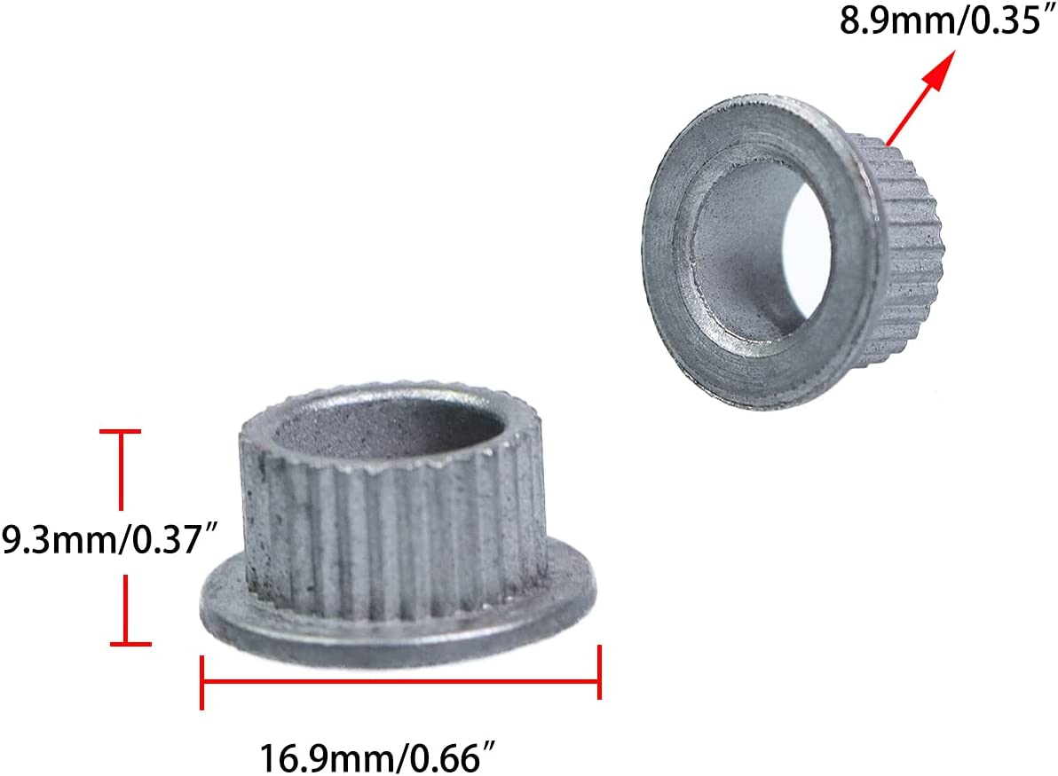 Door Hinge Pin and Bushing Repair Kits Compatible with 1988-2002 Chevy GMC C1500 C2500 K1500 K2500 K3500 Suburban Tahoe Jimmy Yukon (4 Pins 2 Door) 15685040 15562609 image number 6