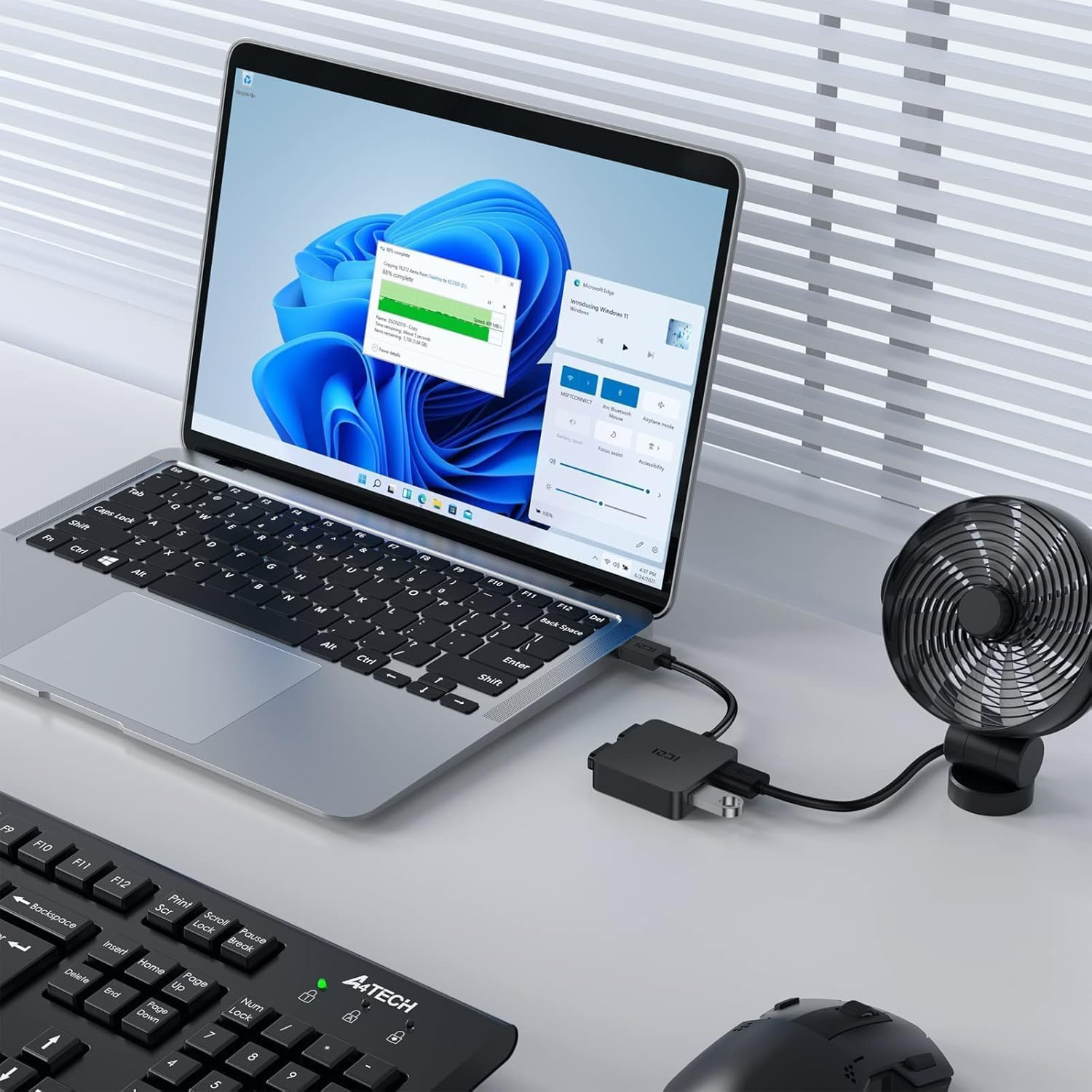 ICZI USB 3.0 Hub, 4-Port Date USB Splitter Adapter for Macbook, Mac Pro/Mini, Imac, Surface Pro, XPS, Laptop, Flash Drives, Mobile HDD image number 6