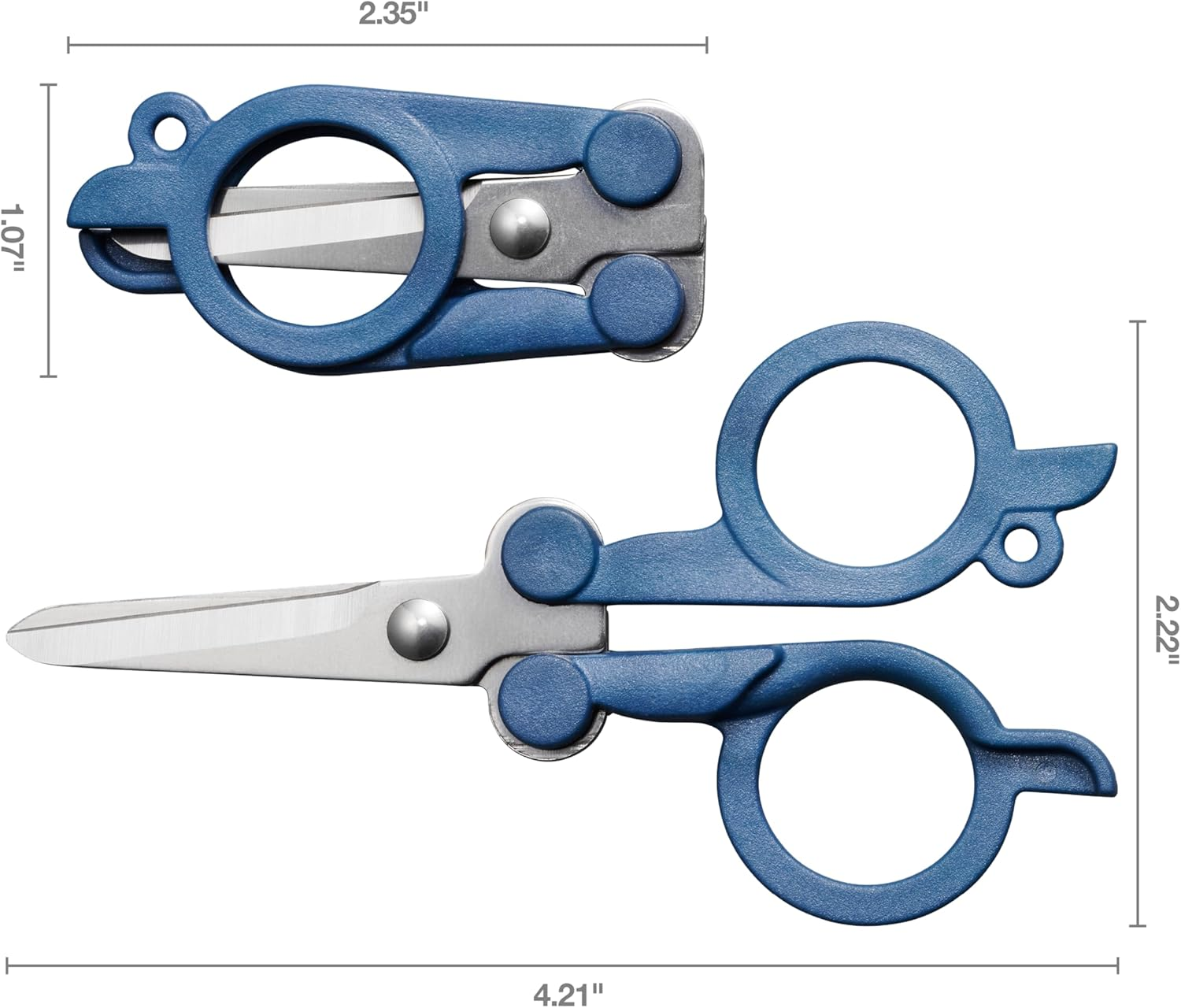 Fiskars Designer Folding Scissors 4"-Mountain Haze 1067375 image number 4