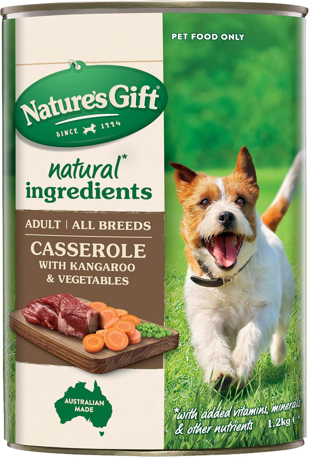 Nature'S Gift Adult All Breeds Casserole Lamb, Vegetables & Barley Wet Dog Food 1.2Kg (Pack of 6) image number 1