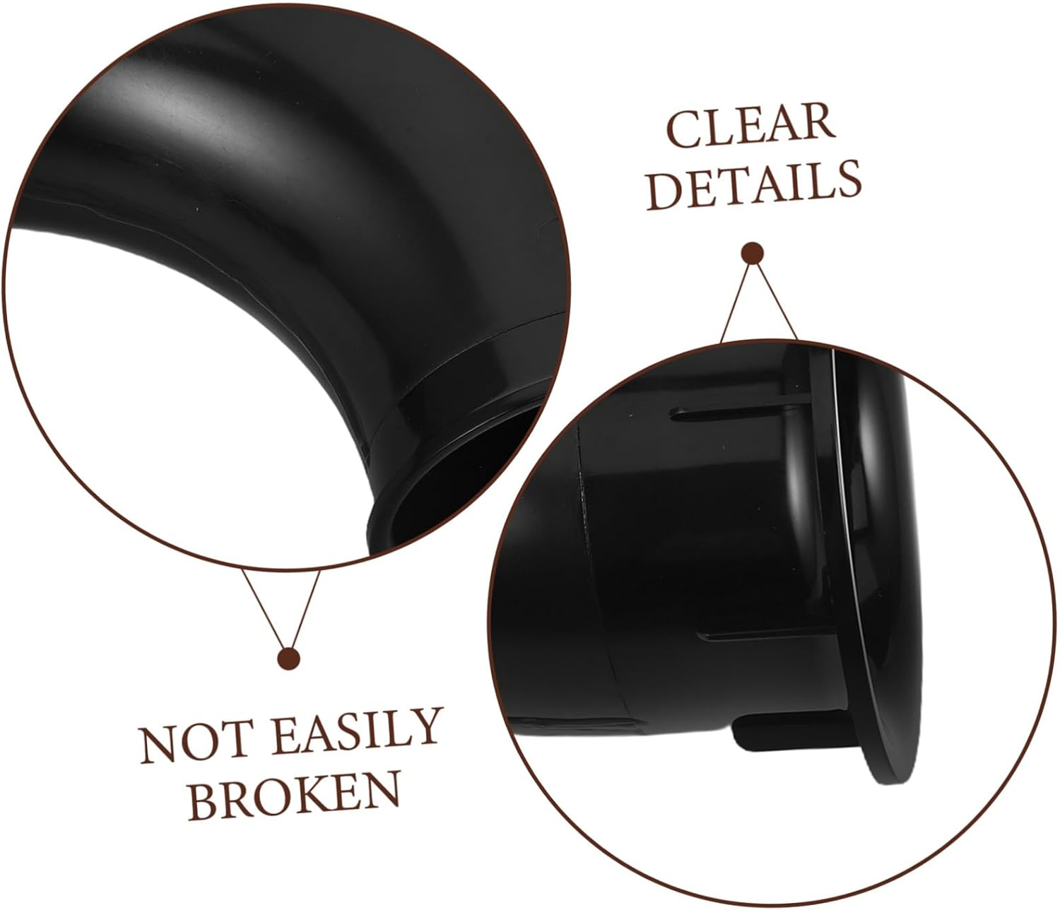 BRIGHTFUFU 2Pcs Speaker Port Tube Bass Reflex Vent Plastic Sound Enhancer for Car Home Portable Stage Speakers Easy Installation Compatibility image number 1