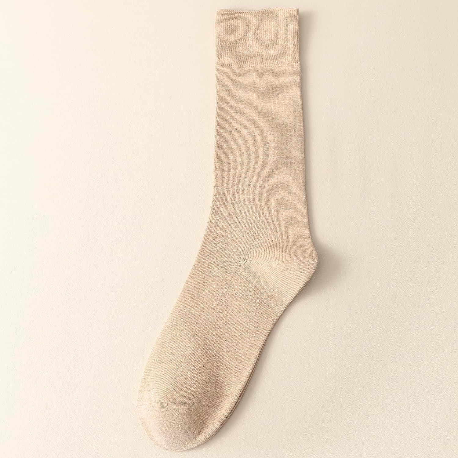 Men'S Dress Socks 5 Pairs Mens Cotton Calf Business Formal Socks Soft Breathable Athletic Long Crew Casual Socks image number 1