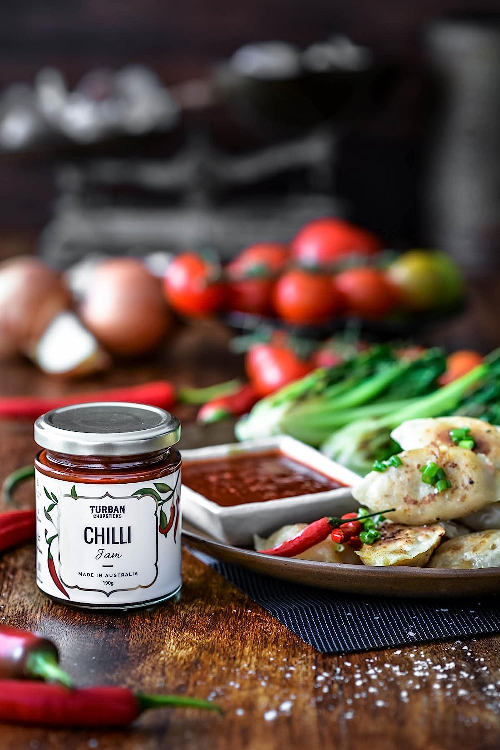 Turban Chopsticks Chilli Jam 190 G image number 2