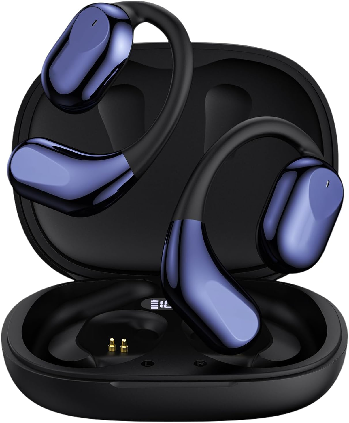 Denash Smart Translation Earbuds, 134 Languages Real Time Translator Ear Hook Bluetooth Earphones with Premium Sound for Travel Business​