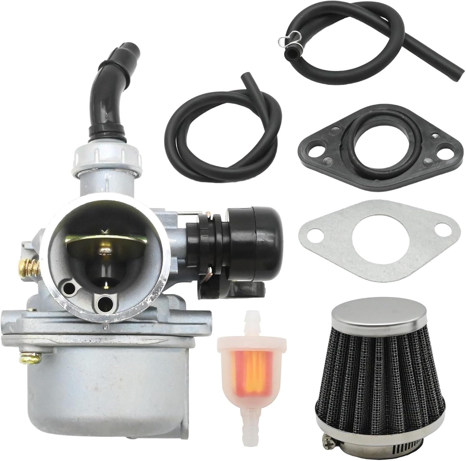 SYOWADA 19Mm Carburetor Tune up Kit, Replacement for Vehicles with 50CC 70CC 90CC 110CC 125CC ATV Dirt Bike Go Kart Engines image number 2