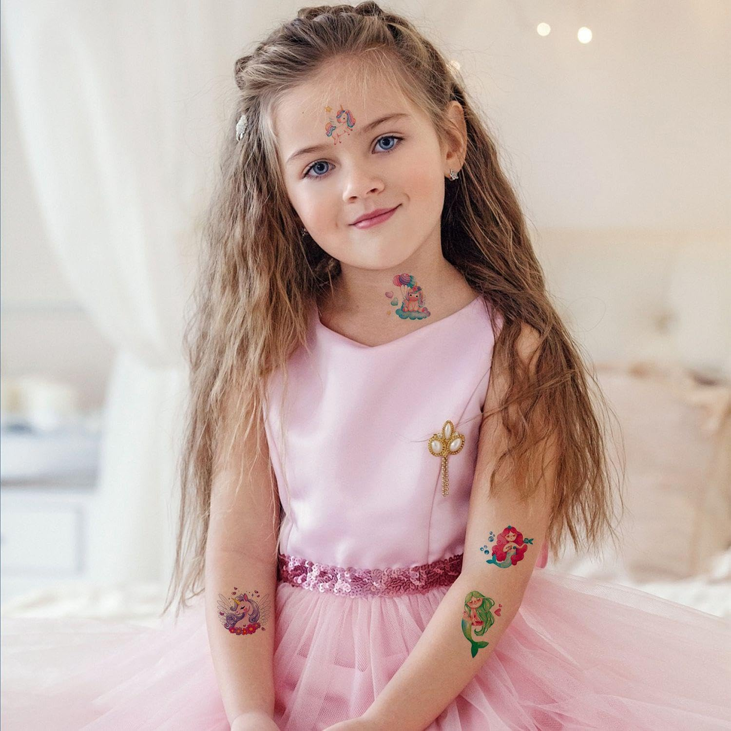 Pack of 24 Cartoon Tattoo Stickers, Children'S Barrel Face Stickers, Party Gifts, Creative Tattoo Stickers. image number 1