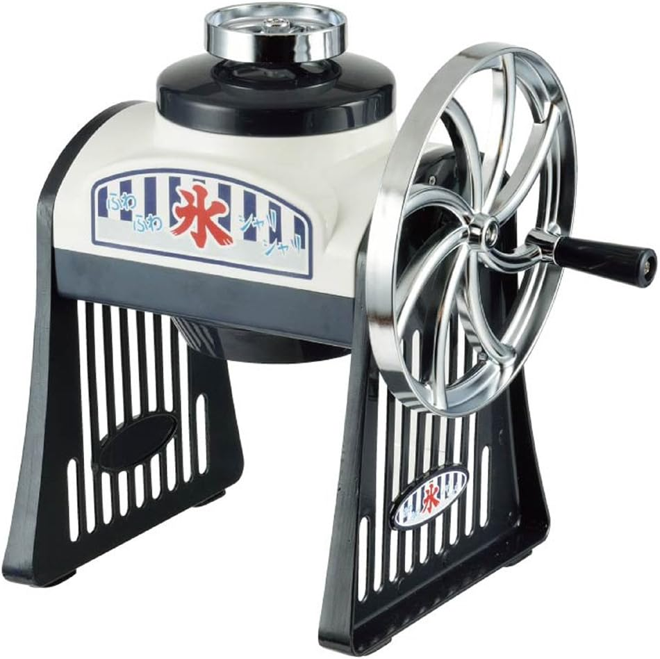 Pearl Metal D-1333 Ice Maker Shaved Ice Maker with Ice Cup (White/Black) image number 2