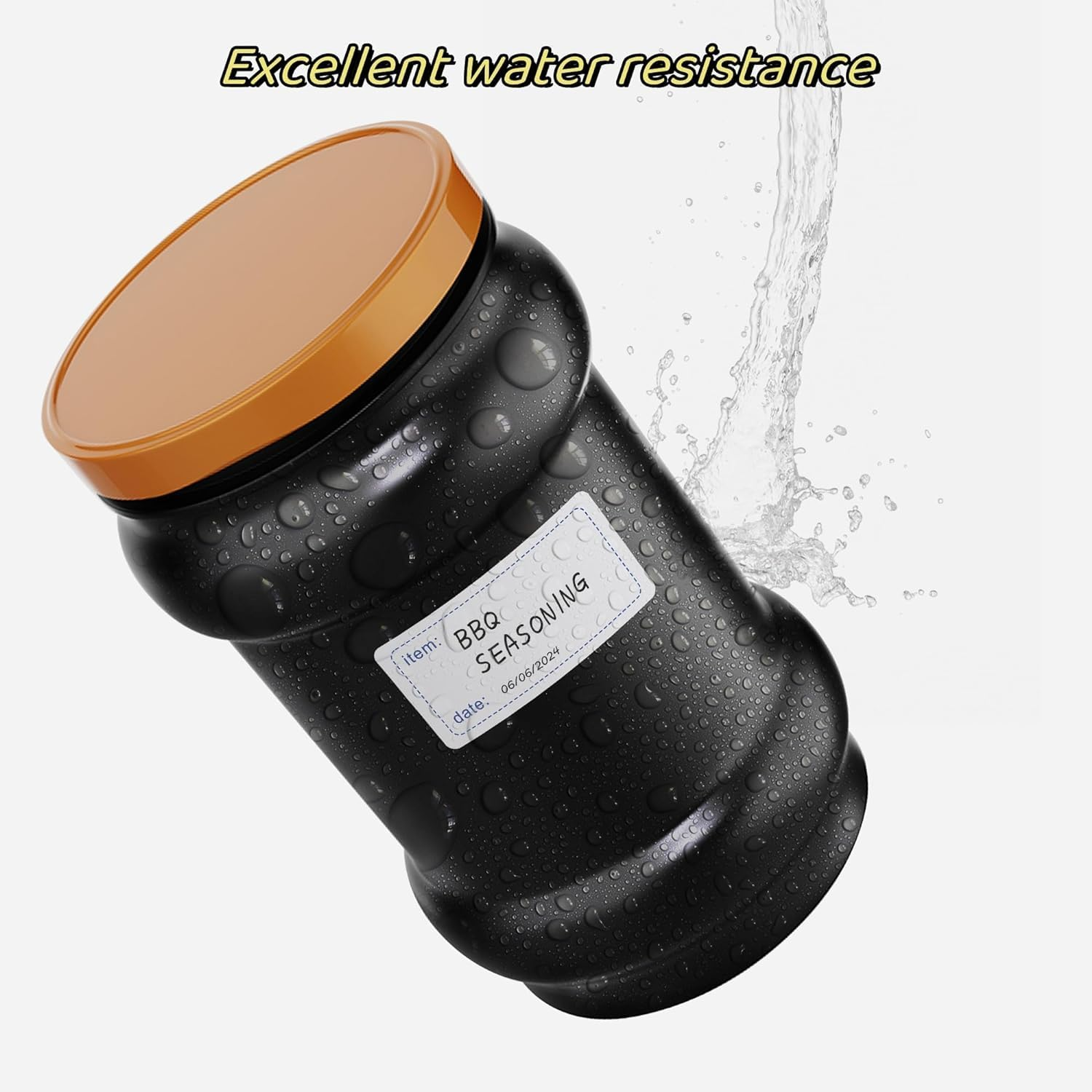 Hybsk Removable Freezer Labels 1X2 Inch Food Label 500 Pcs Refrigerator Storage Labels Waterproof Oil Resistant Pantry Label Date Stickers for Containers, Mason Jar, Bottle (Blue) - Red image number 7