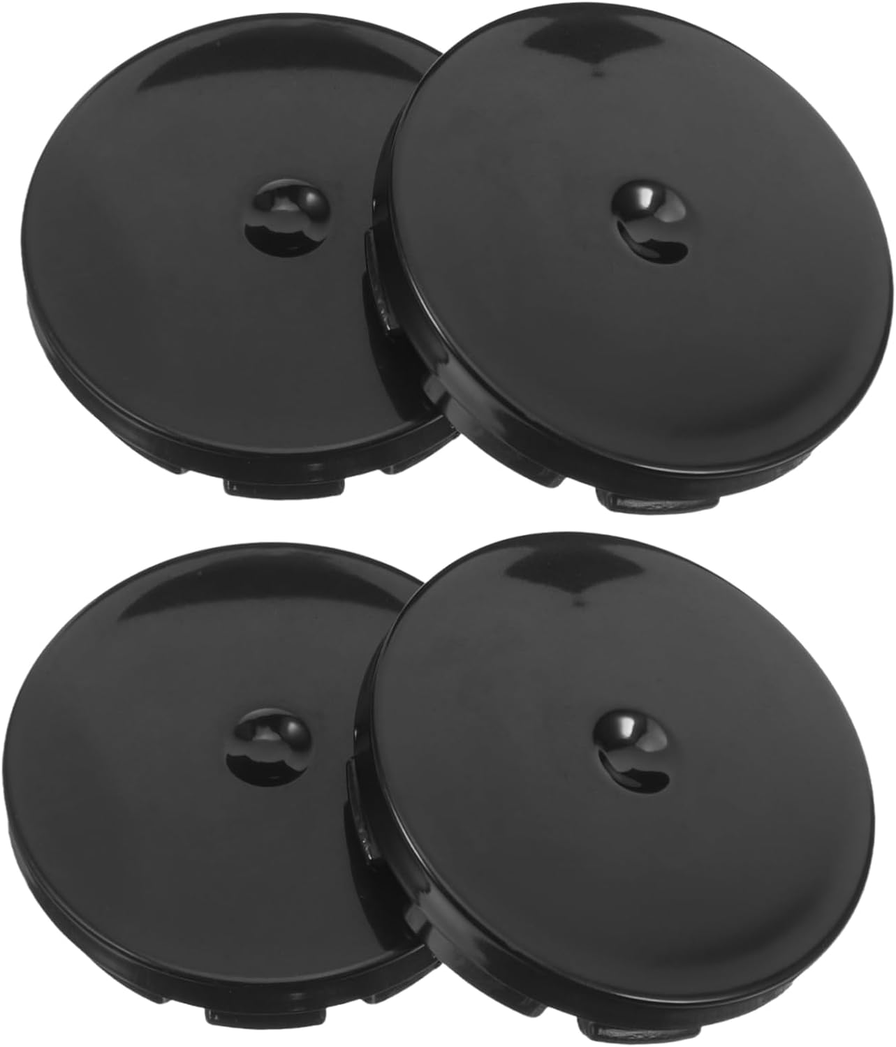 DINHEAROM 4Pcs Wheel Center Caps Plastic Hub Covers for Car Rim Modification Weather Resistant Easy to Install Automotive Wheel Center Hub Caps image number 1