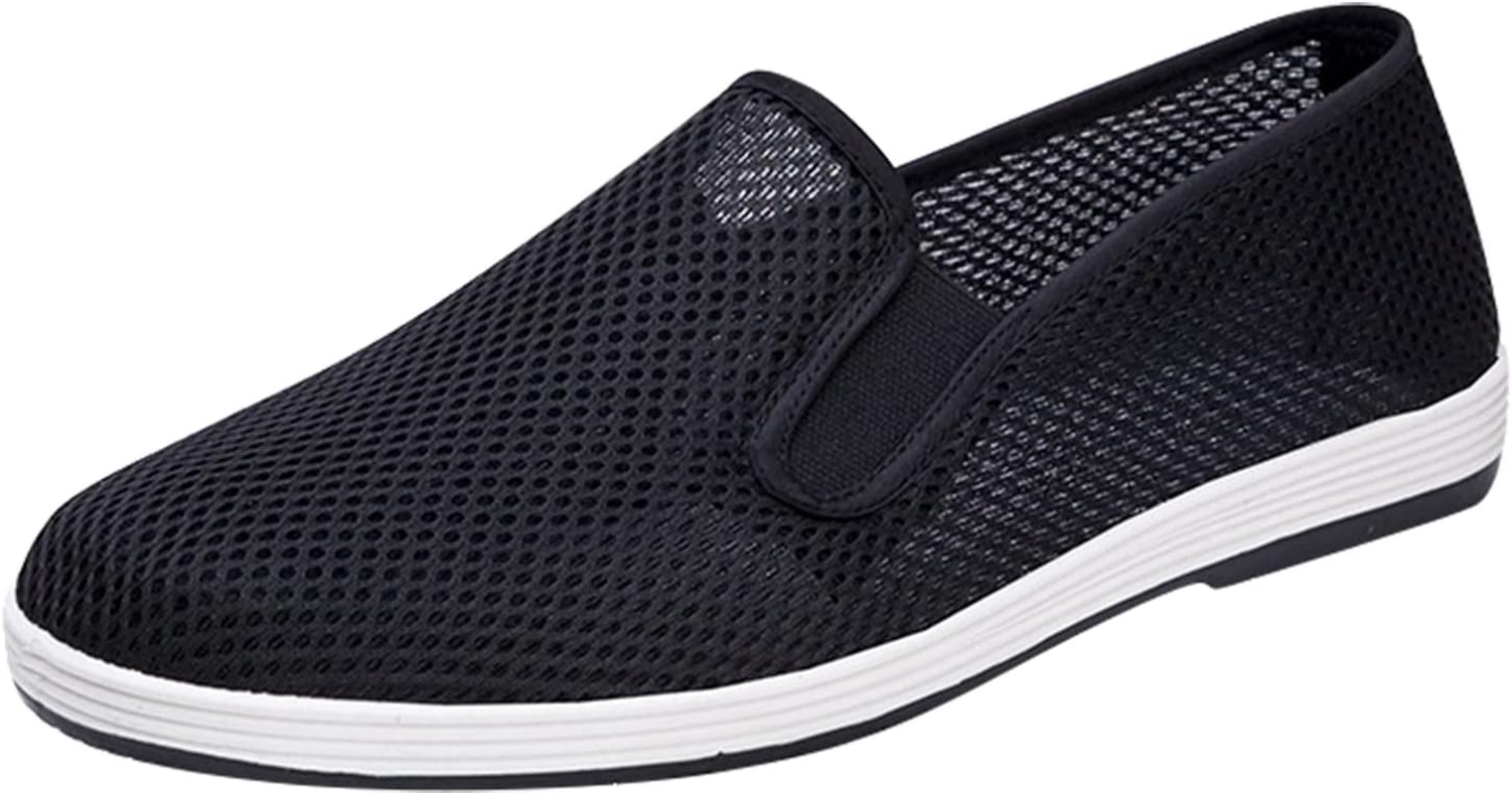 Men'S Shoes Casual Taupe Men Flat Casual Shoes Breathable Non Slip Cloth Shoes Single Shoes Casual Fashion Casual Shoes Casual Shoes Men Leather image number 4