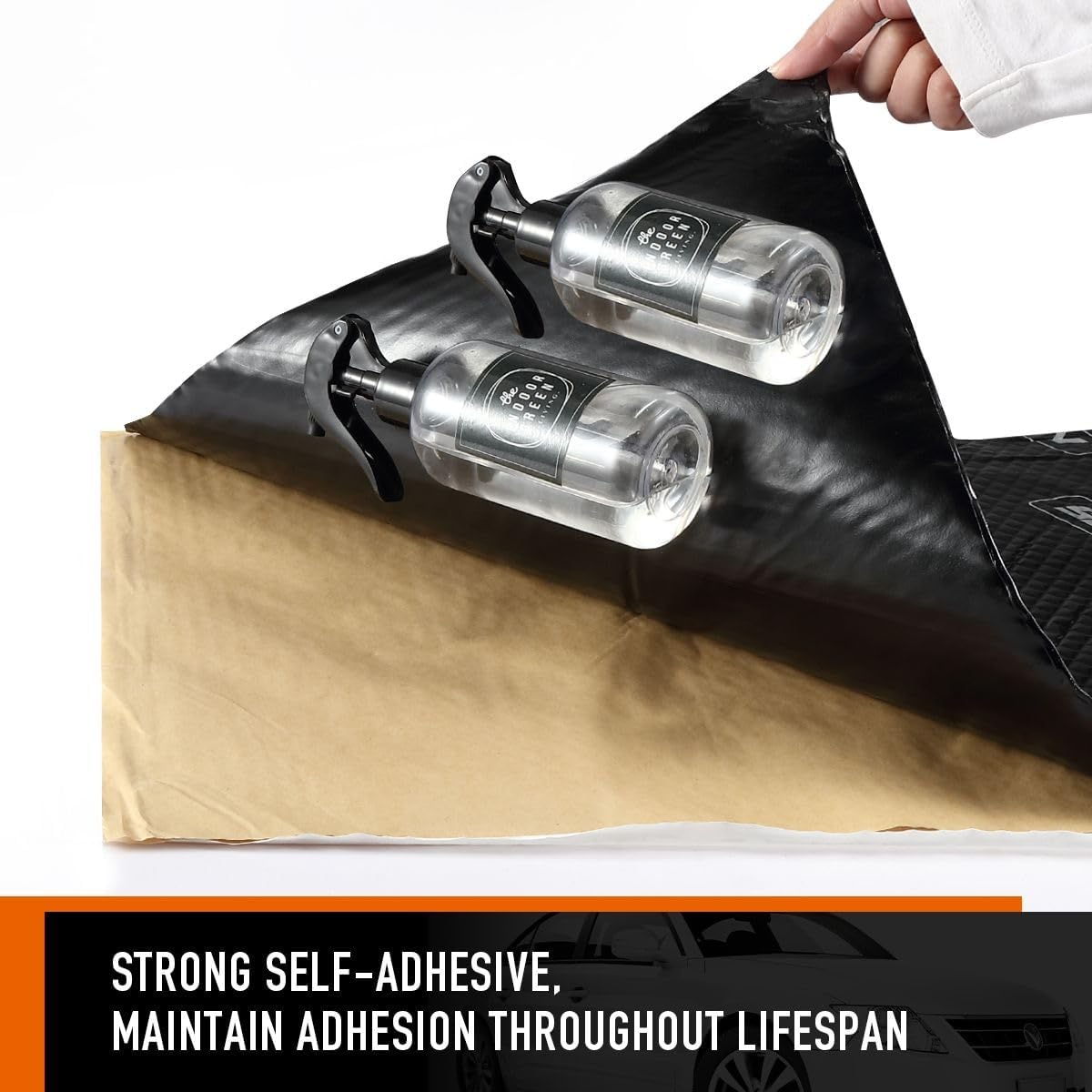 Car Sound Deadener Mat Sound Insulation Mat Thicker Heat Shield Butyl Material 10PCS 40X50CM image number 1