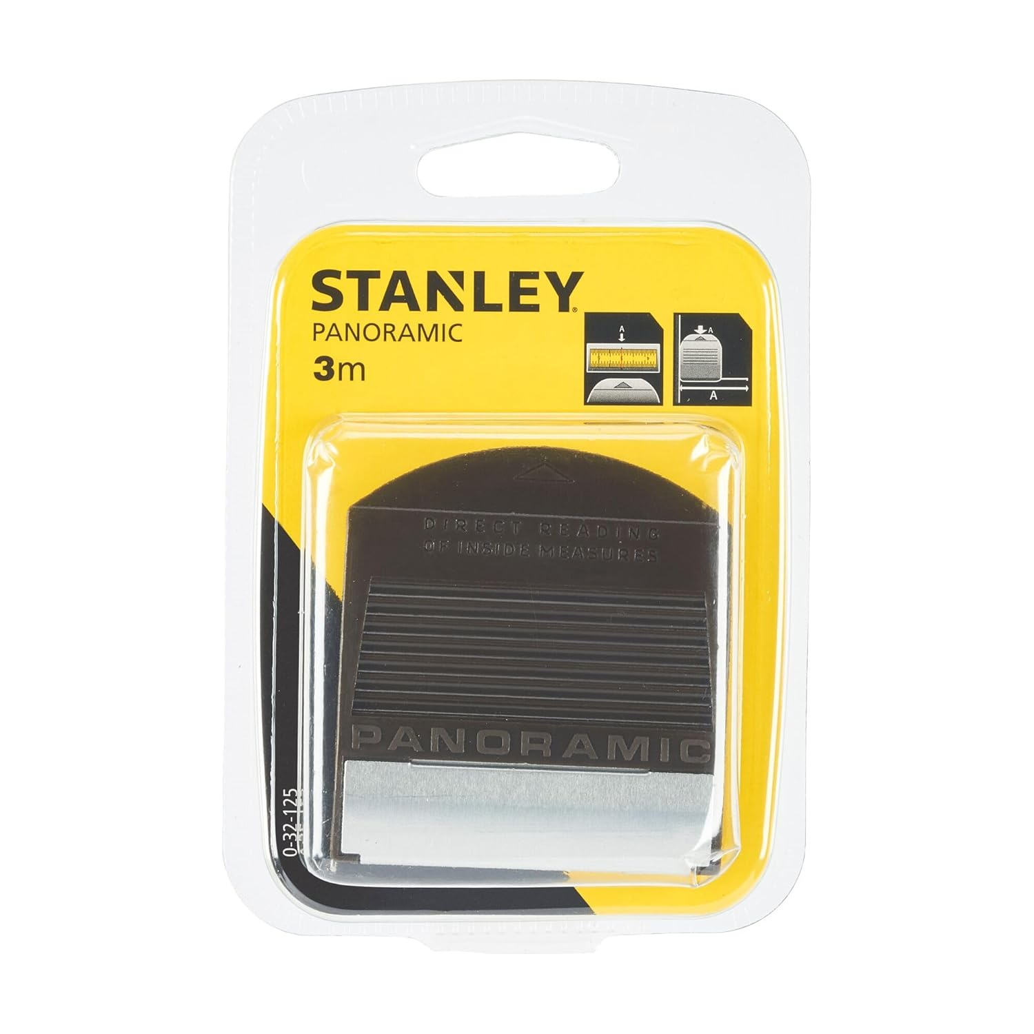 Stanley 1-32-125 Panoramic Tape Measure, Yellow/Black image number 6
