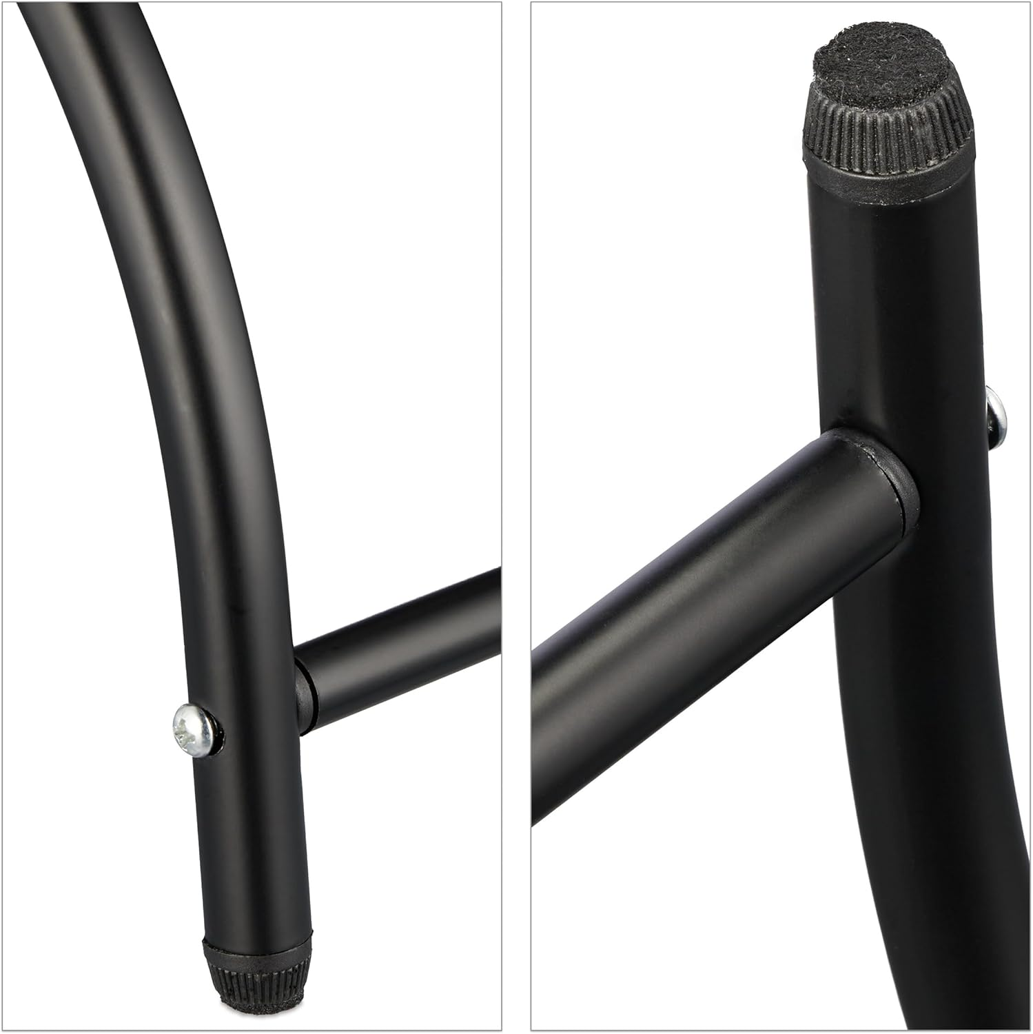 Relaxdays Cat Hammock Standing Raised Cat Hanging Chair H X W X D 25 X 44 X 42 Cm Cat Bed Dark Grey/Black image number 2