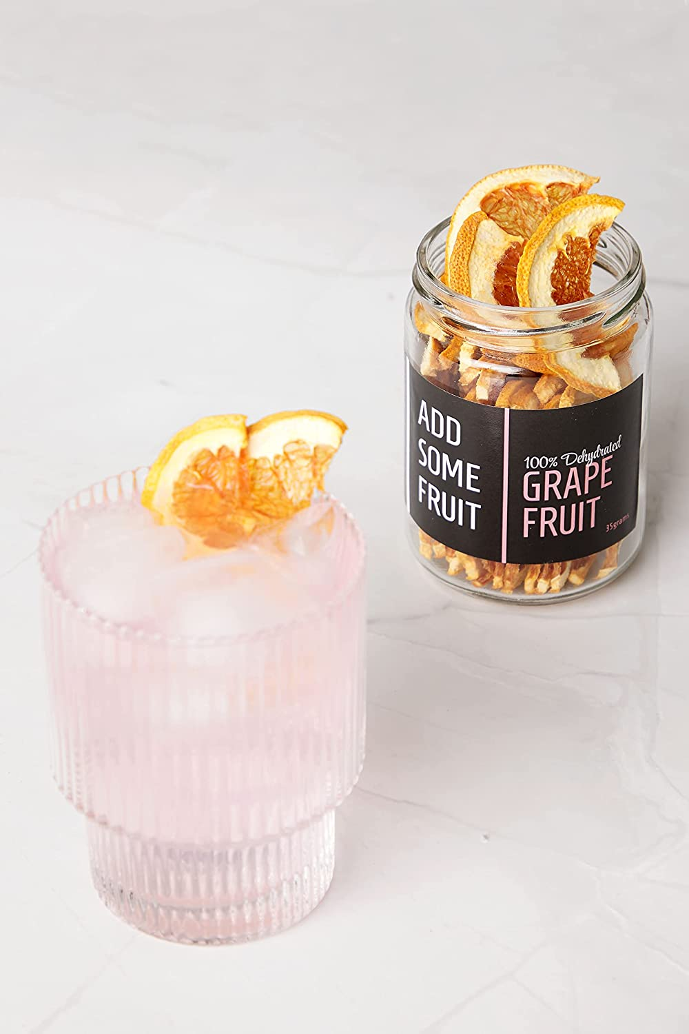ADD SOME FRUIT - 100% DEHYDRATED GRAPEFRUIT - 35G Jar image number 4