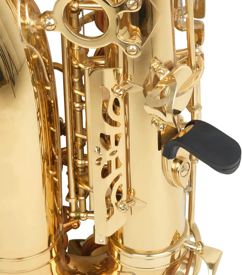 Origlam 2Pcs Saxophone Thumb Rest, Comfortable Rubber Finger Rest Cushion Pads Clarinet Thumb Rest Cushion for Sax Thumb (Black) image number 3