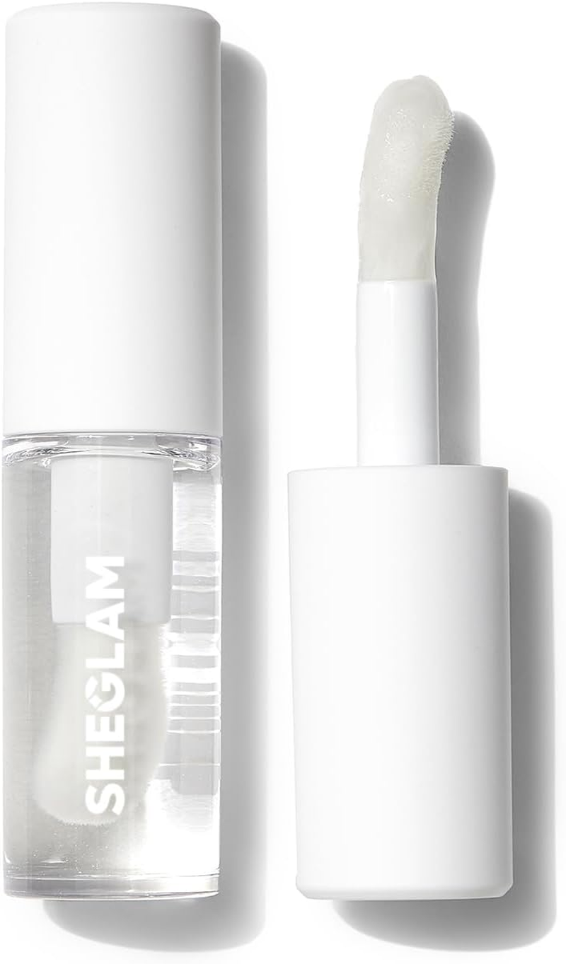 SHEGLAM Jelly Wow Hydrating Non-Sticky Lip Oil Moisturizing Plumping Lip Gloss - Berry Involved - Green Apple Envy image number 5