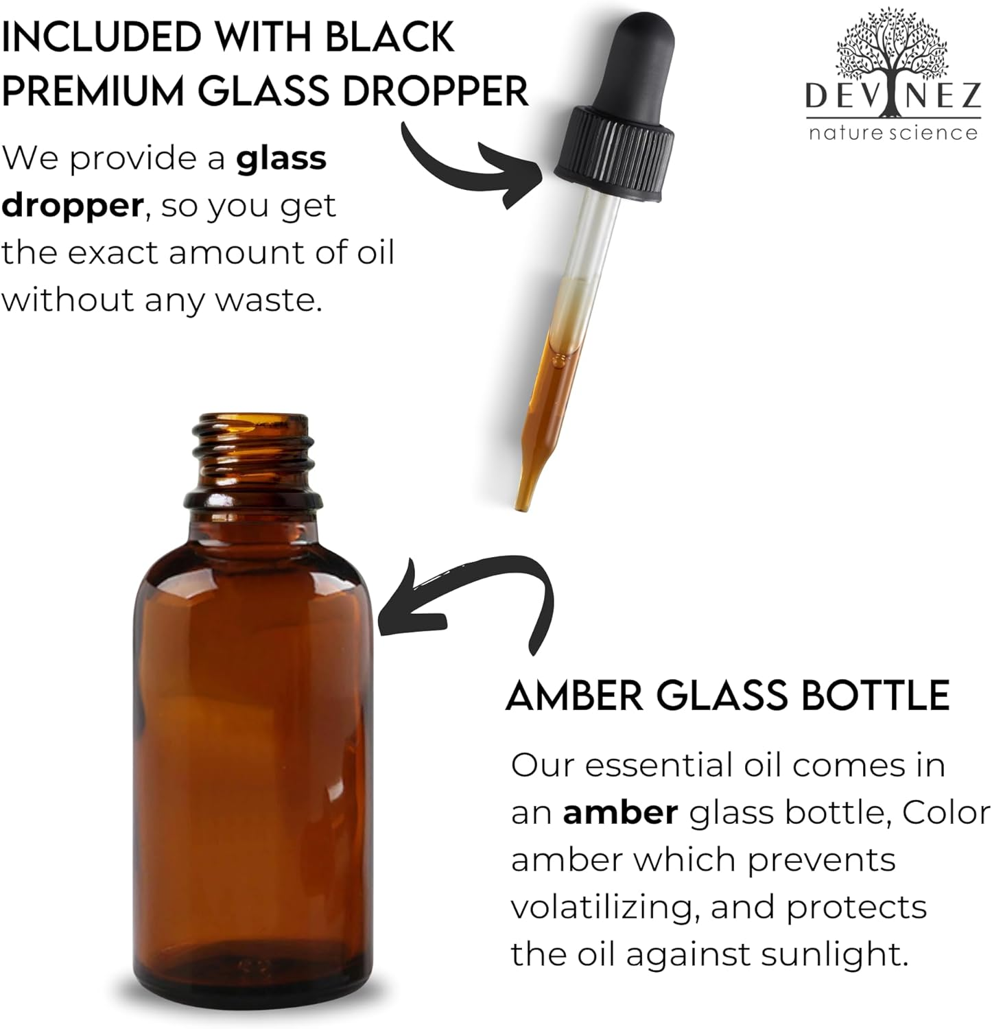 Devinez Saw Palmetto Certified Oil, 15Ml (Serenoa Repens) - 100% Pure Natural & Undiluted Therapeutic Grade for Skin & Hair Care with Glass Dropper & Glass Bottle image number 4