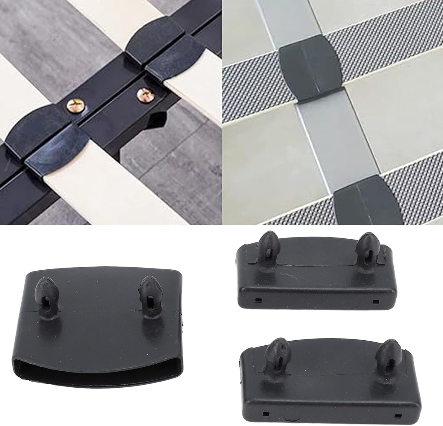 Bed Slat End Caps Kit, 72PCS Plastic Connector Kit for Wooden Metal Bed Frames, 57Mm Slats image number 5