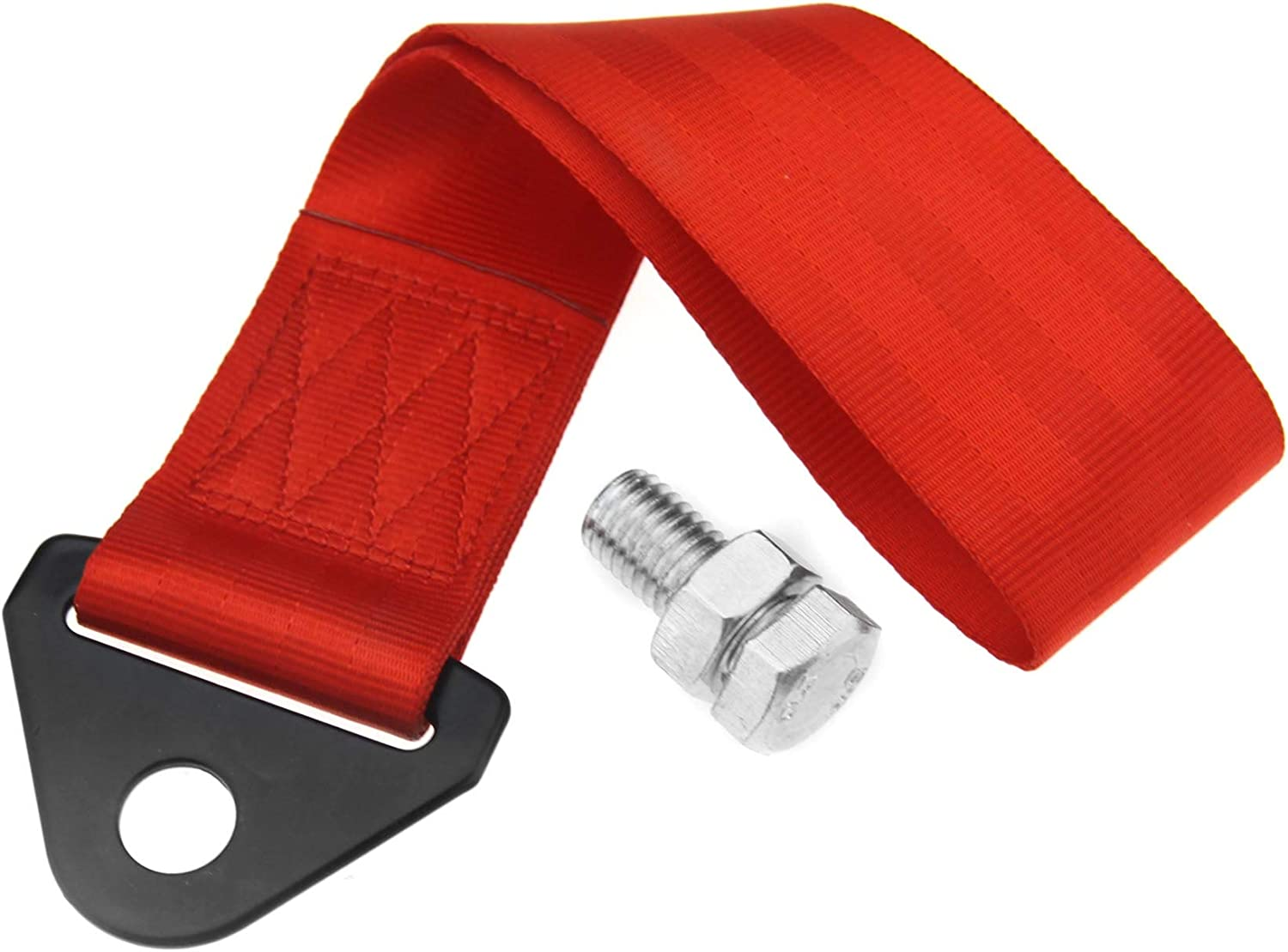 Emsea Universal Red Racing Tow Strap Race Cars Rally Competition Towing Straps image number 2