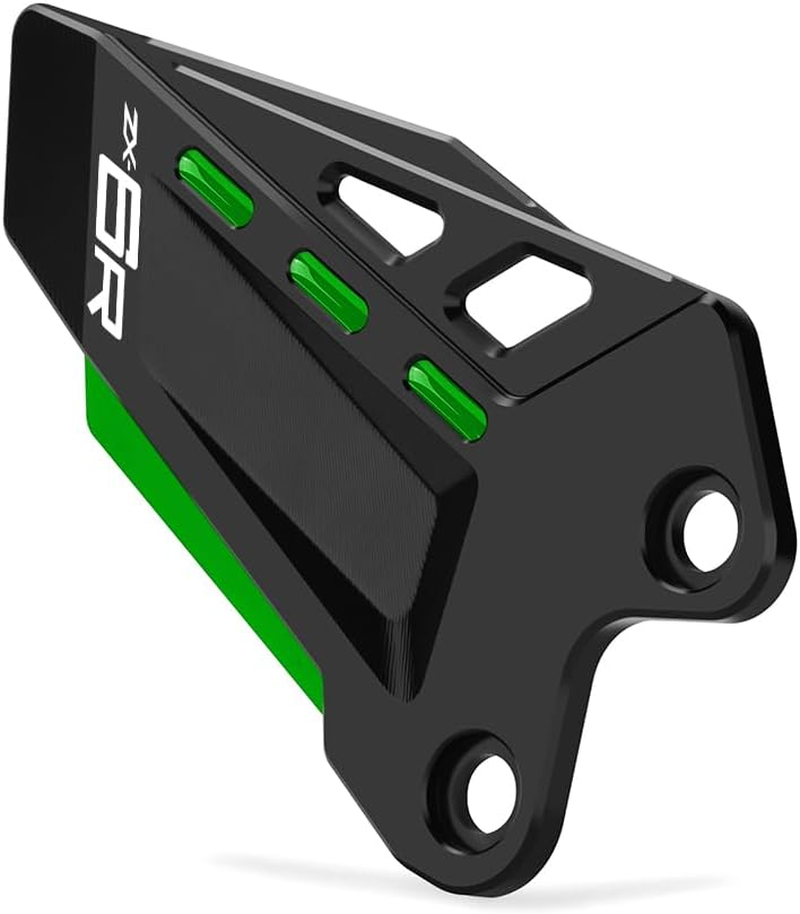 Motorcycle Foot Peg Footrest Protector Compatible with K.Awasaki Ninja ZX6R 2025 2024 2023 2022 2021 2020 2019 | Rear Heel Plates Guard ZX-6R ZX636 Ninja636 Accessories (Green) image number 6