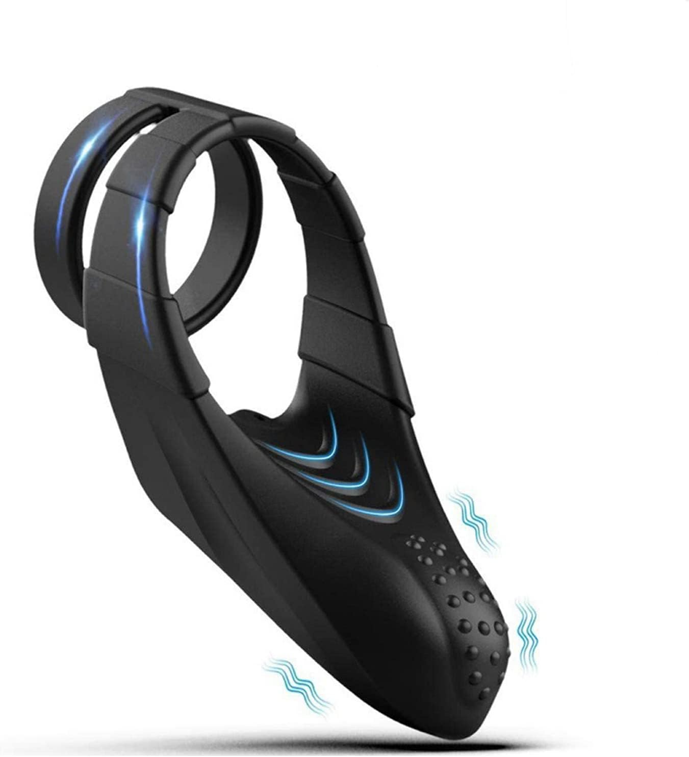 Multi-Frequency Electric Delay Ring Lock and Lasting Ring for Men or Couples Sports Premium Silicone image number 3