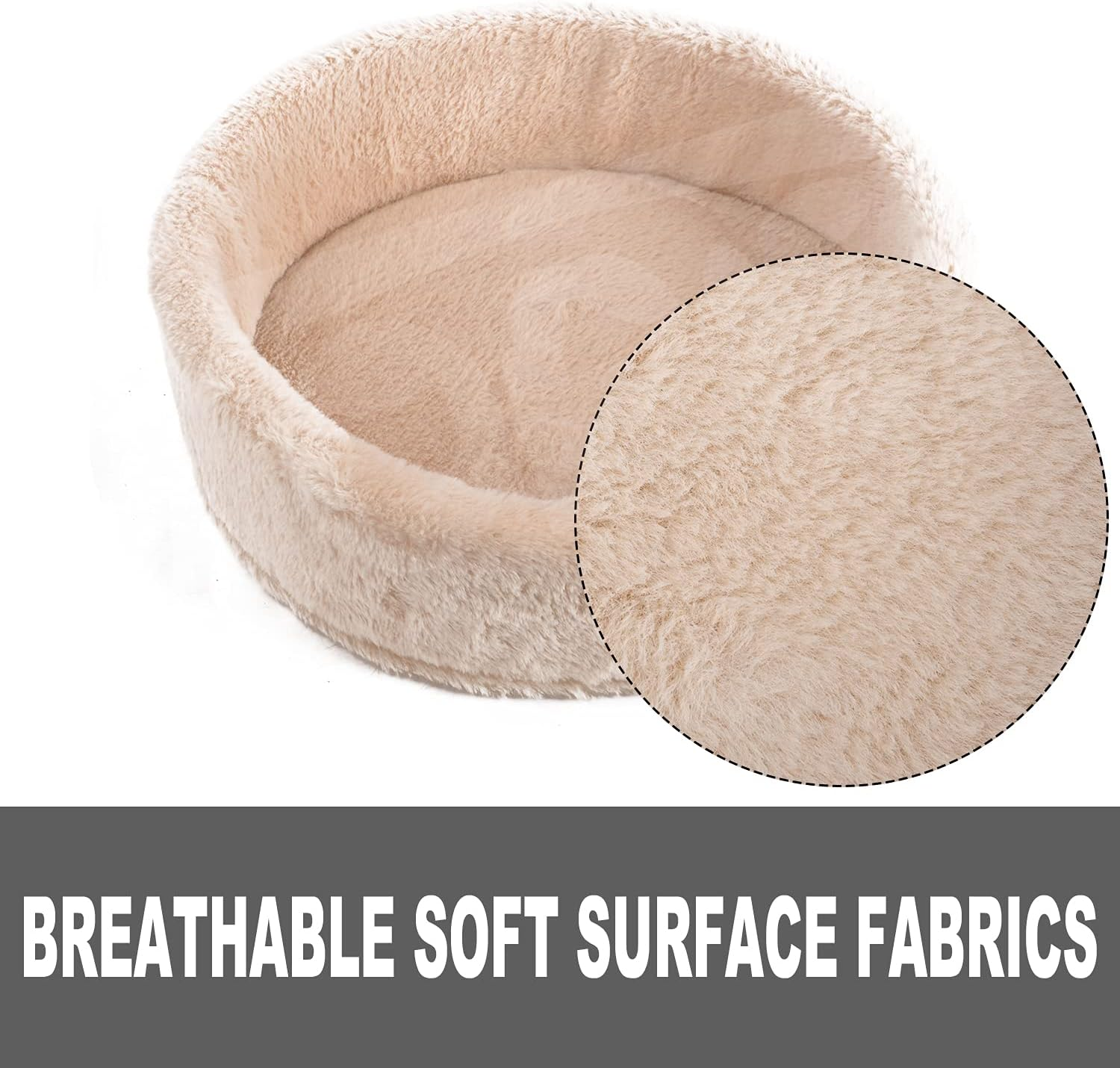 Truepal Pet Carrier Portable Cat Carrier Pet Cave,Pet Basket, Soft Cosy Cage Cat House Cat Bed Waterproof Non-Slip Bottom W/Nest Bed Locking Cover for Dogs and Cats image number 1