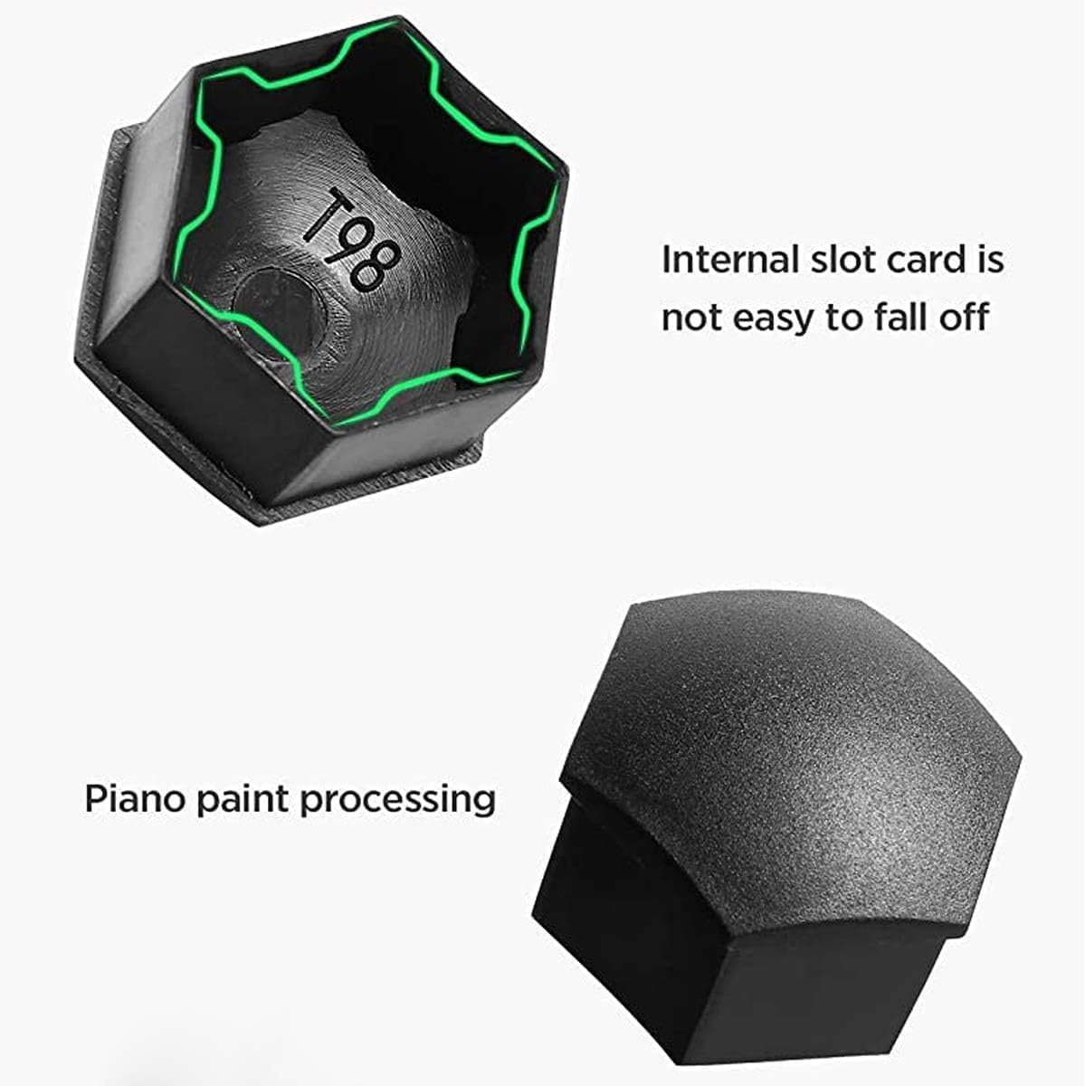 For Tesla Model 3 Y S X Wheel Cap Kit 4 Hub Center Cap + 20 Lug Nut Cover