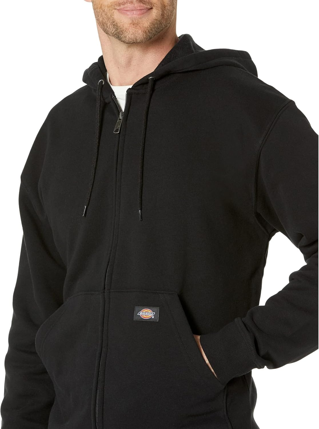 Dickies Men'S Full Zip Fleece Hoodie image number 2