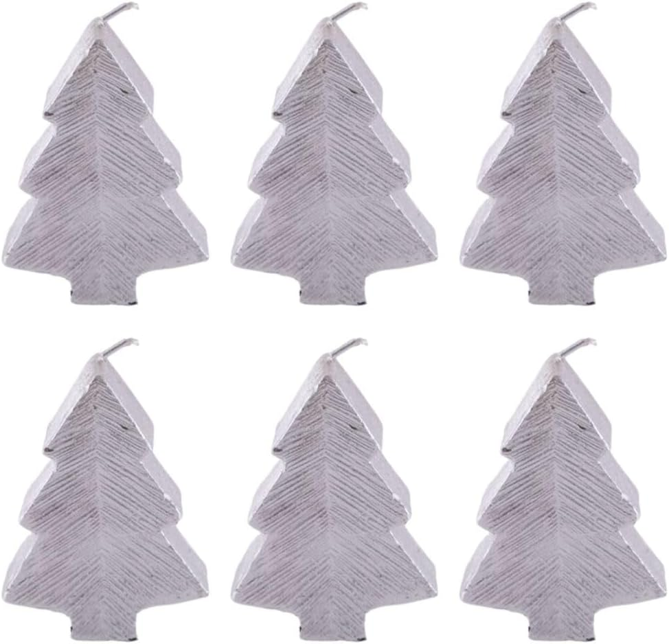 Shisei 106495 Small Fibletree Candle Interior Atmosphere Lighting Silver W5 X D2.5 X H6.5 Cm image number 3