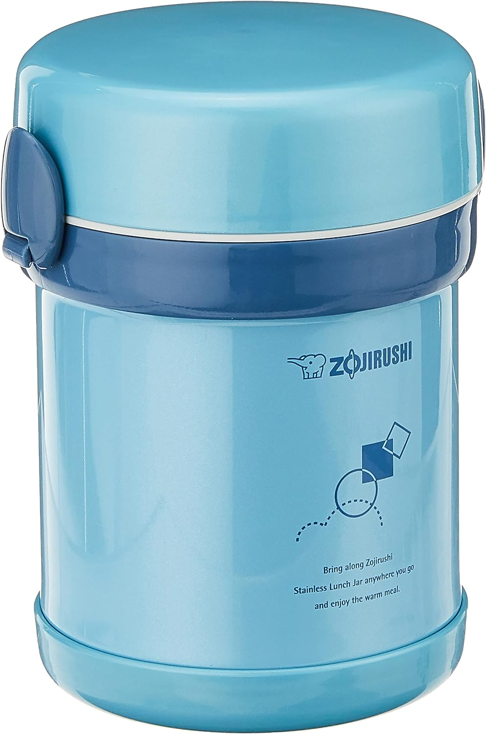 Zojirushi Ms. Bento Stainless Lunch Jar, Aqua Blue image number 5