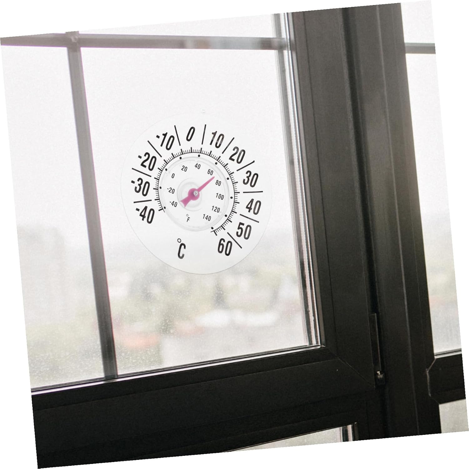 Precise Window Thermometer with Display and Suction Cup Reliable Indoor Outdoor Temperature Gauge for Home Greenhouse Easy to Read and Stick Surfaces image number 5