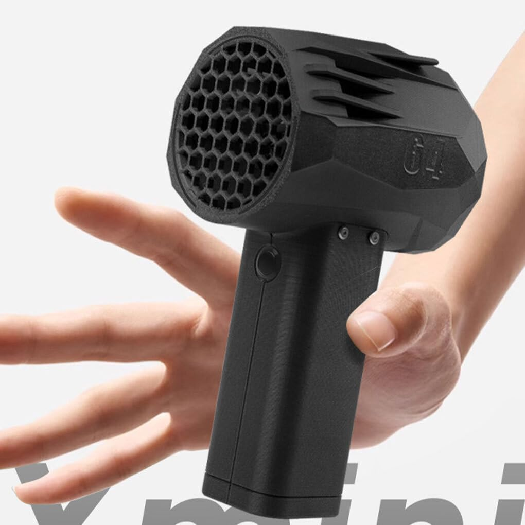 High-Speed Brushless Motor Blower with Lightweight Body Carbon Fiber Composite Easy to Carry Mini Size Hair Dryer Fan image number 5