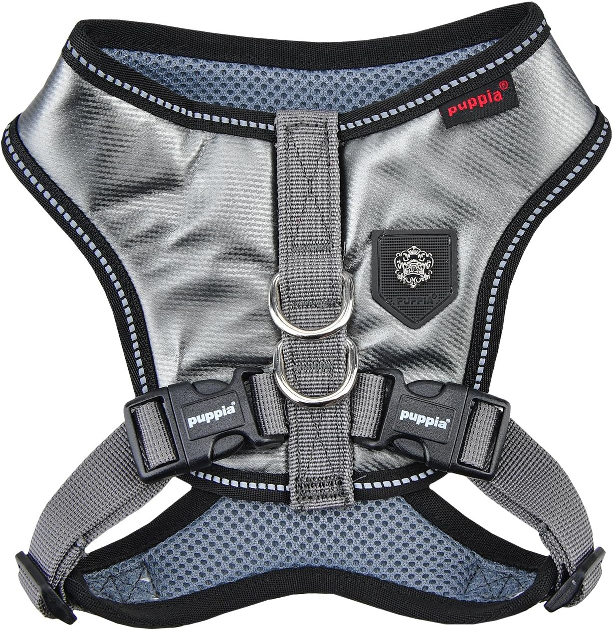 Puppia Legacy Dog Harness, Grey Medium image number 4