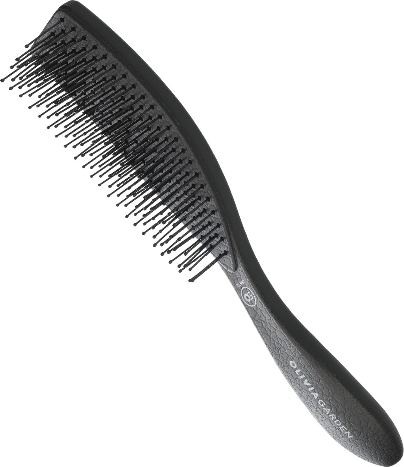 Olivia Garden Essential Style Blend &ndash; Black - Chemical-Resistant Detangling Hairbrush for Wet Hair, Hair Dye & Treatments &ndash; for Salon & At-Home Use image number 2