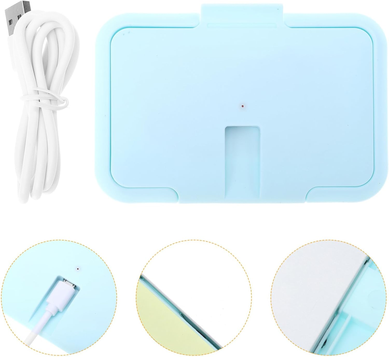 Ibasenice Car Baby Wipes Heater Wet Tissue Warmer Abs Longevity Energy-Saving for Baby Wet Wipes image number 6