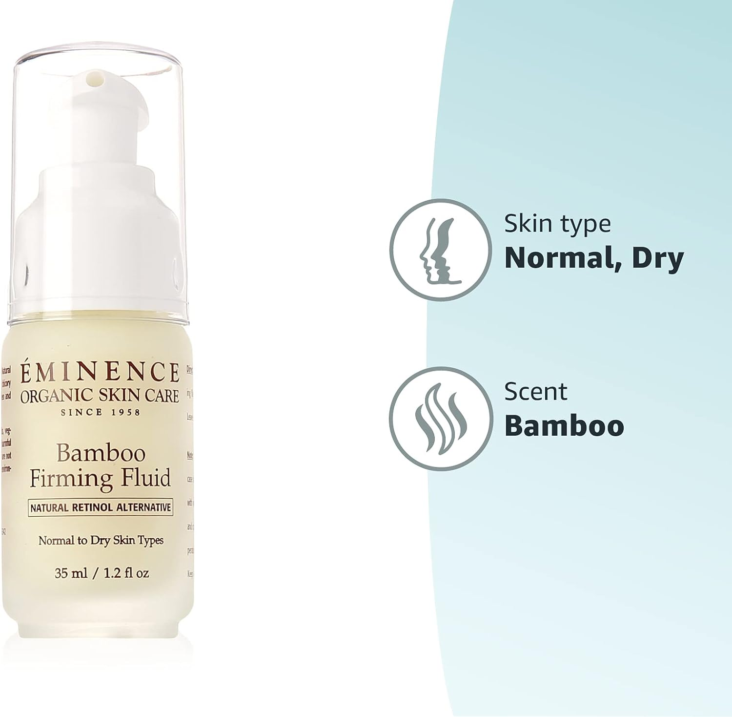 Eminence Organic Skincare Bamboo Firming Fluid, 1.2 Ounce