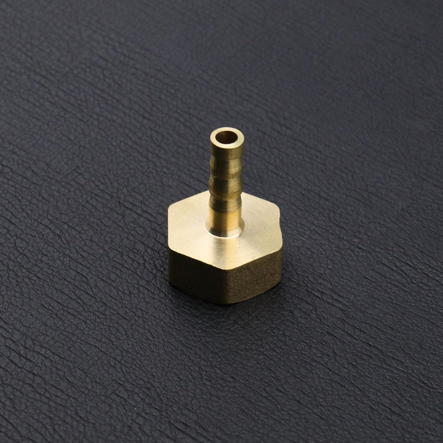 Emsea 2PCS 6Mm to 1/2 Inch BSP Female Thread Barb Brass Fitting Connectors Hose Barbed Joint Adapter Coupler for Fuel Air Gas Water Oil image number 2