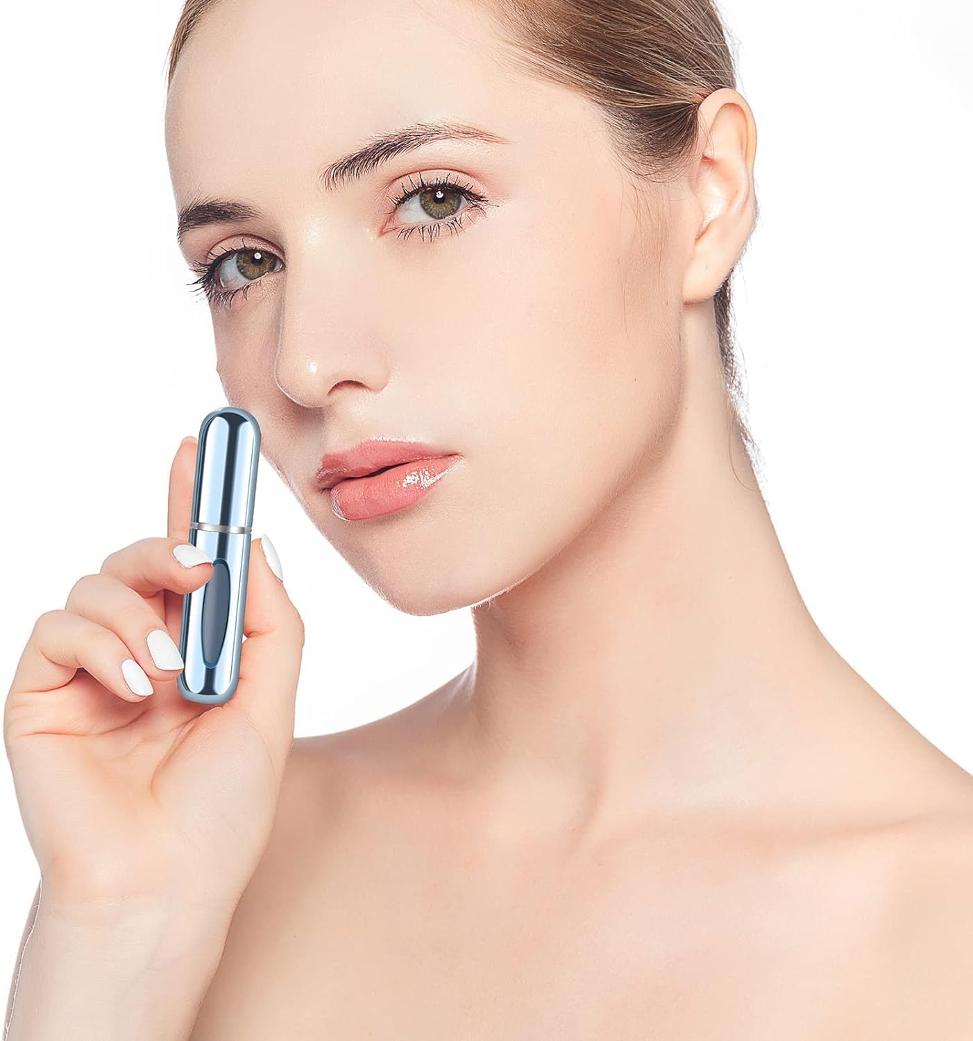 Mini Refillable Perfume Portable Atomizer Bottle Refillable Perfume Spray, Refill Pump Case for Traveling and Outgoing (Style 1, 8 * 1.7CM) image number 1