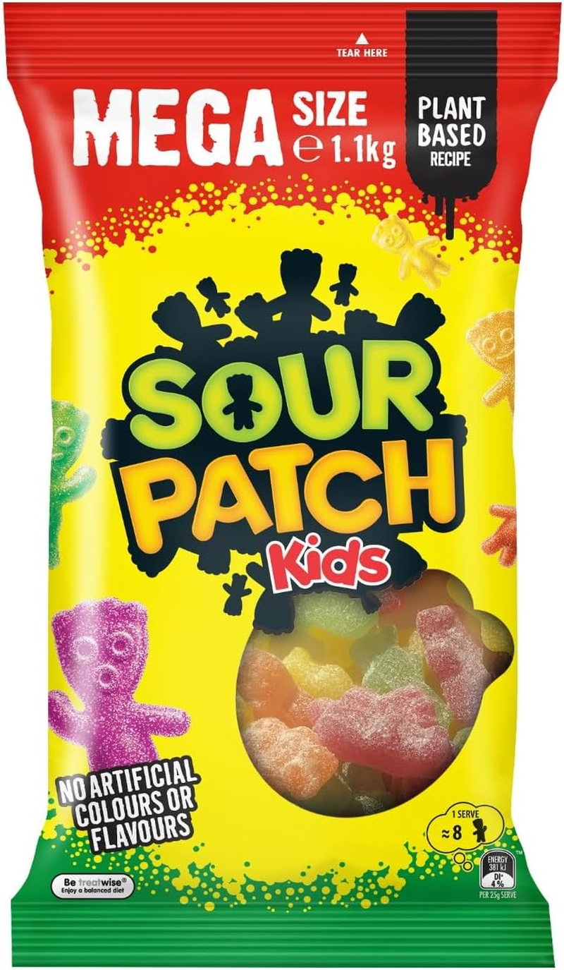Sour Patch Kids Original Lollies 1.1 Kg (Pack of 2) image number 4