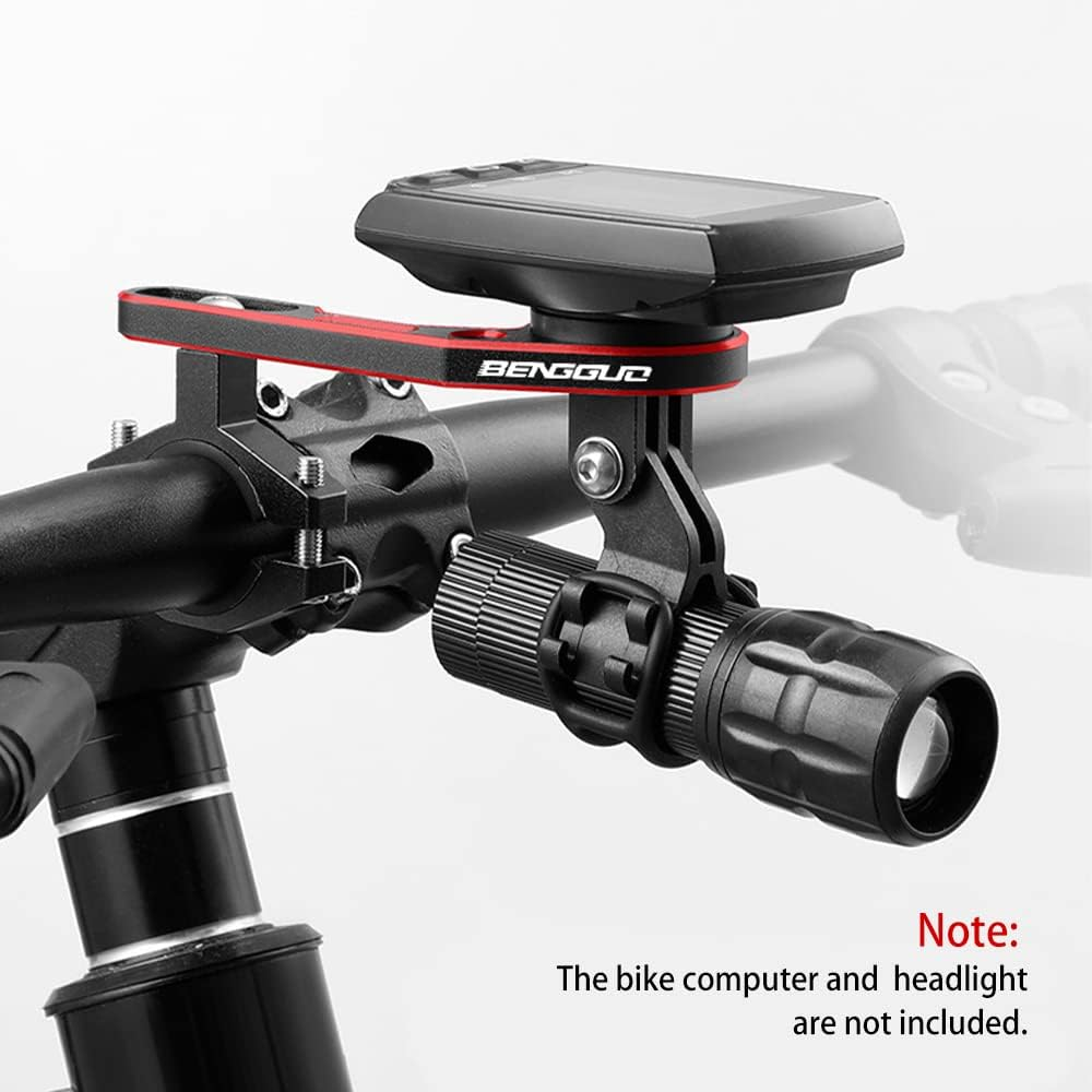 Bicycle Computer Mount Adjustable Out Front Bike Handlebar Mount Holder with Camera Adapter Light Holder for Garmin for Bryton for Cateye image number 6