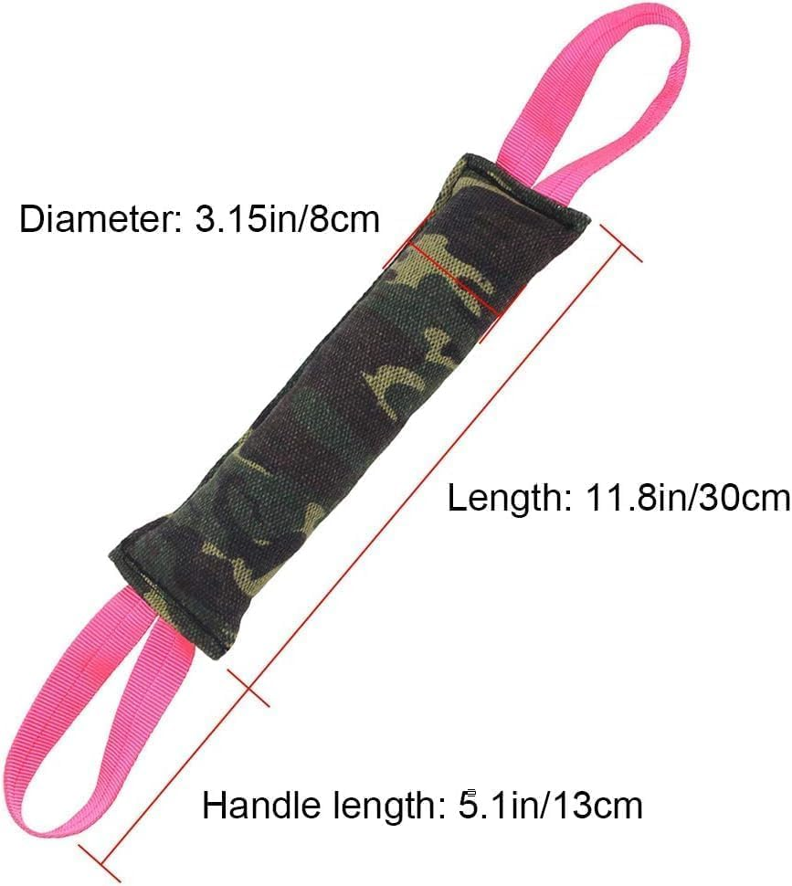 Retractable Interactive Dog Rope Tug of War Toy, Durable Hanging Exercise Tug of War for Medium to Large Dogs Play - Best for Tug of War, Bite Training, Dogs Hanging Outdoors (Camouflage) image number 2