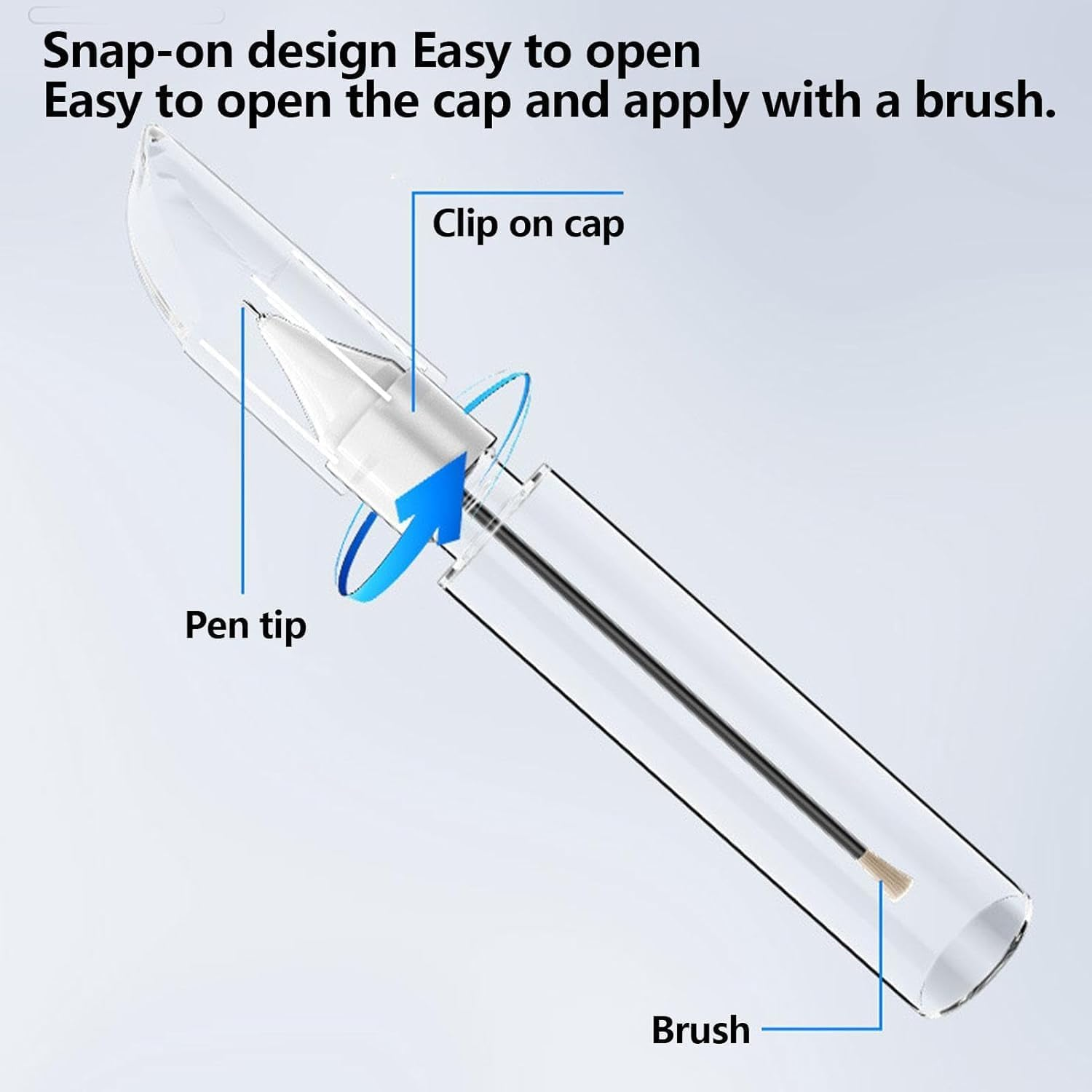 LISMORE HEAVEN Black Car Touch up Pen Waterproof Scratch Repair Pen Car Touch up Paint Pen Scratch Remover for Trucks Motorcycles Boats (Black) image number 4