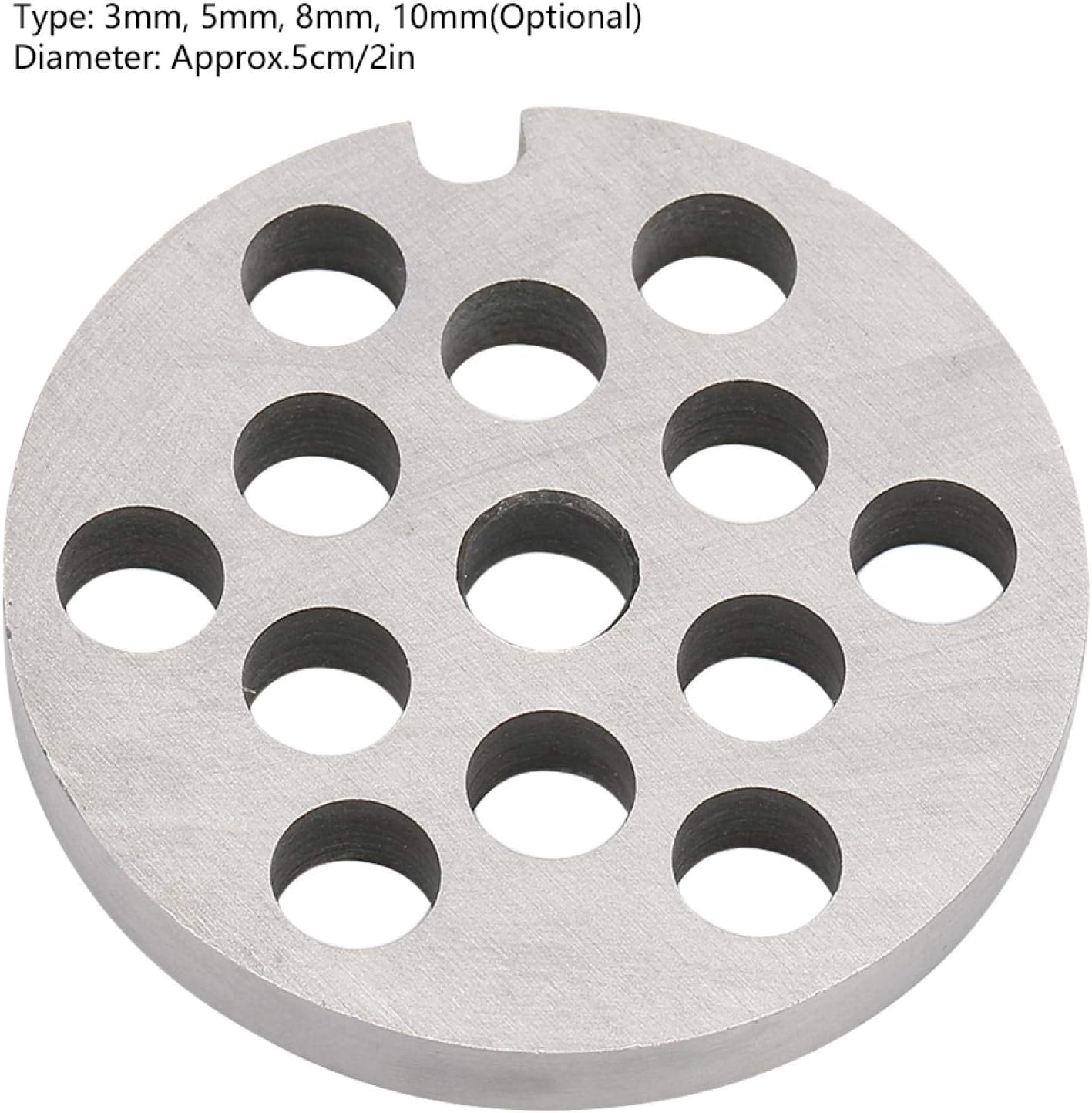 Meat Grinder Plate Disc Blade Replacement Stainless Steel for Meat Grinder Kitchen Accessories (8 Mm)